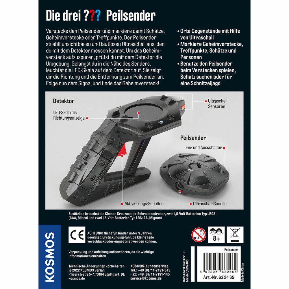 Kosmos Spiel Die drei ??? Peilsender