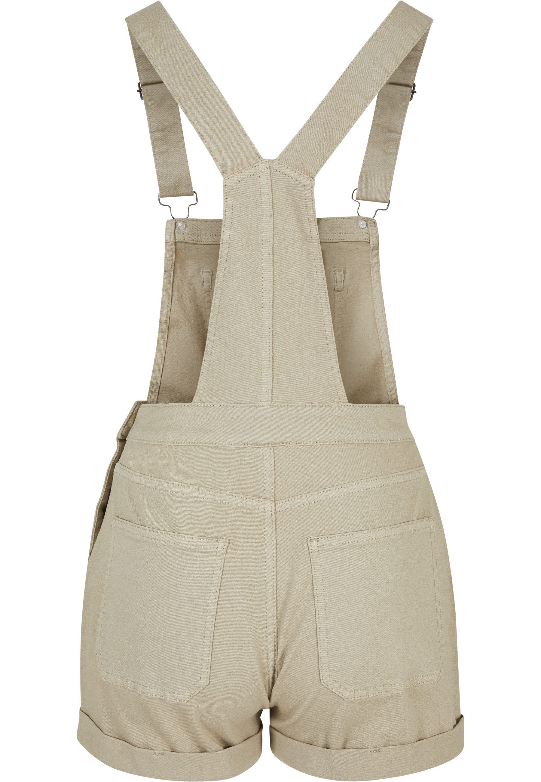 URBAN CLASSICS Jumpsuit Urban Classics Damen Ladies Organic Short Dungaree (1-tlg)