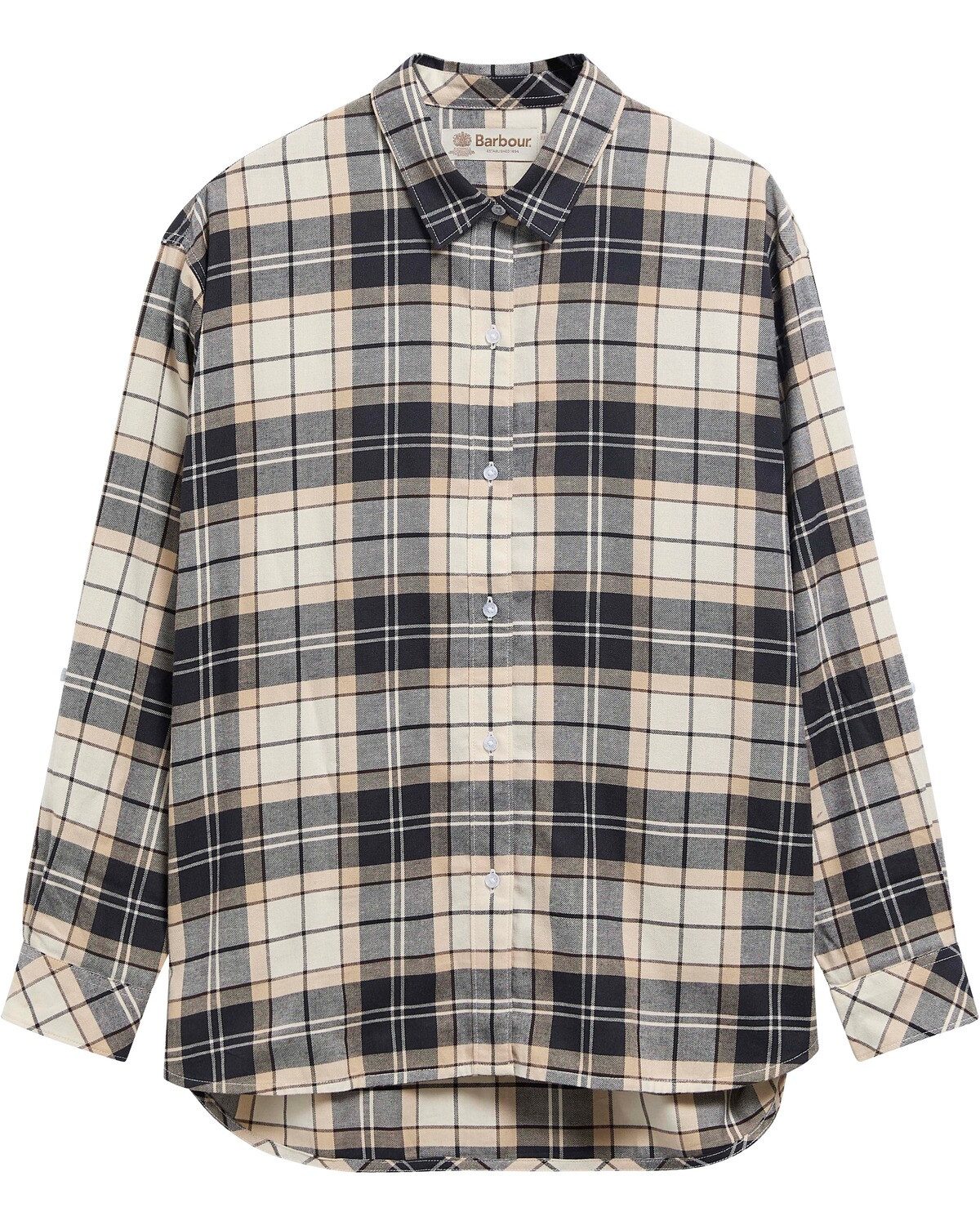 Barbour Flanellbluse Karobluse Elishaw