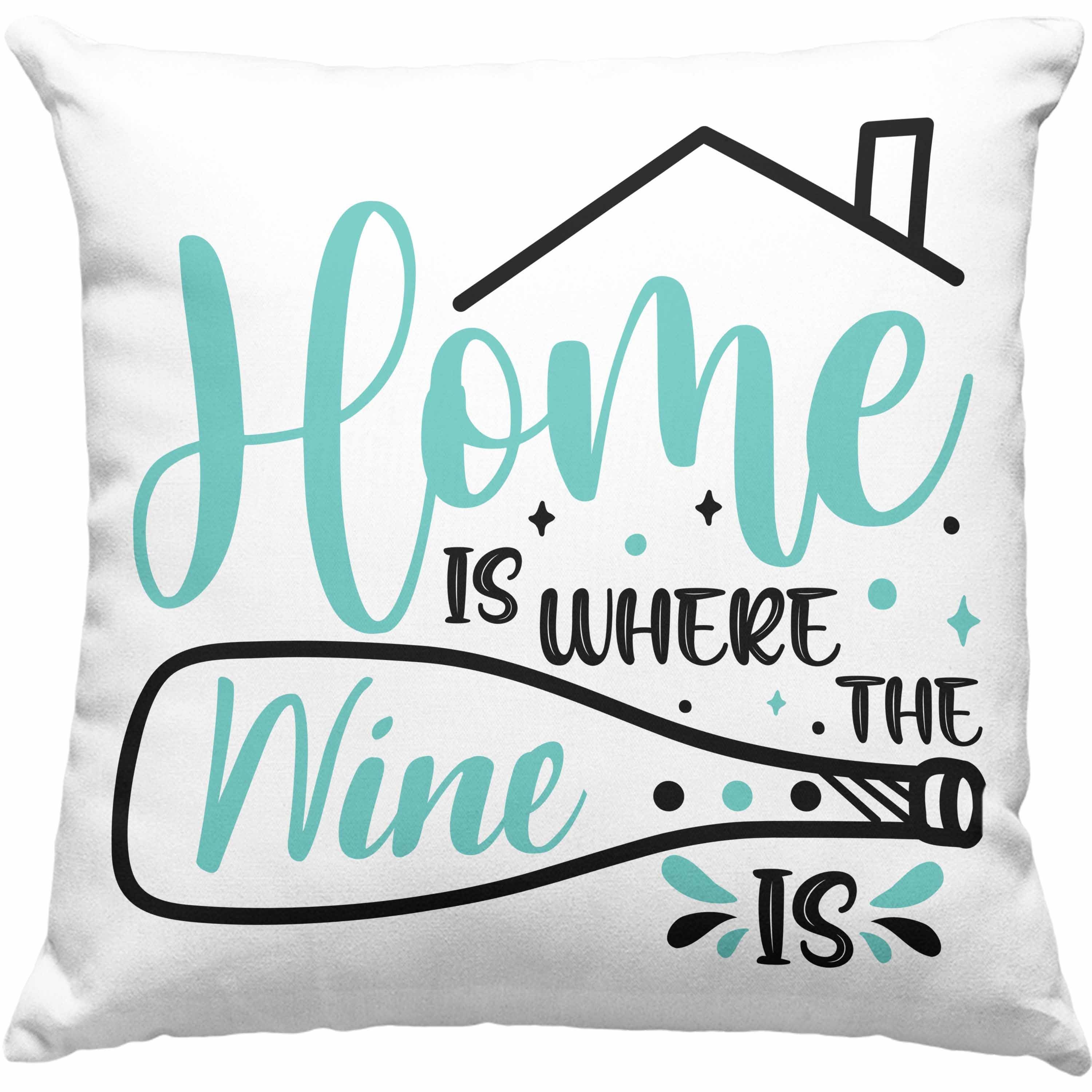 Trendation Dekokissen Trendation Home Is Where The Wine Is Lustige