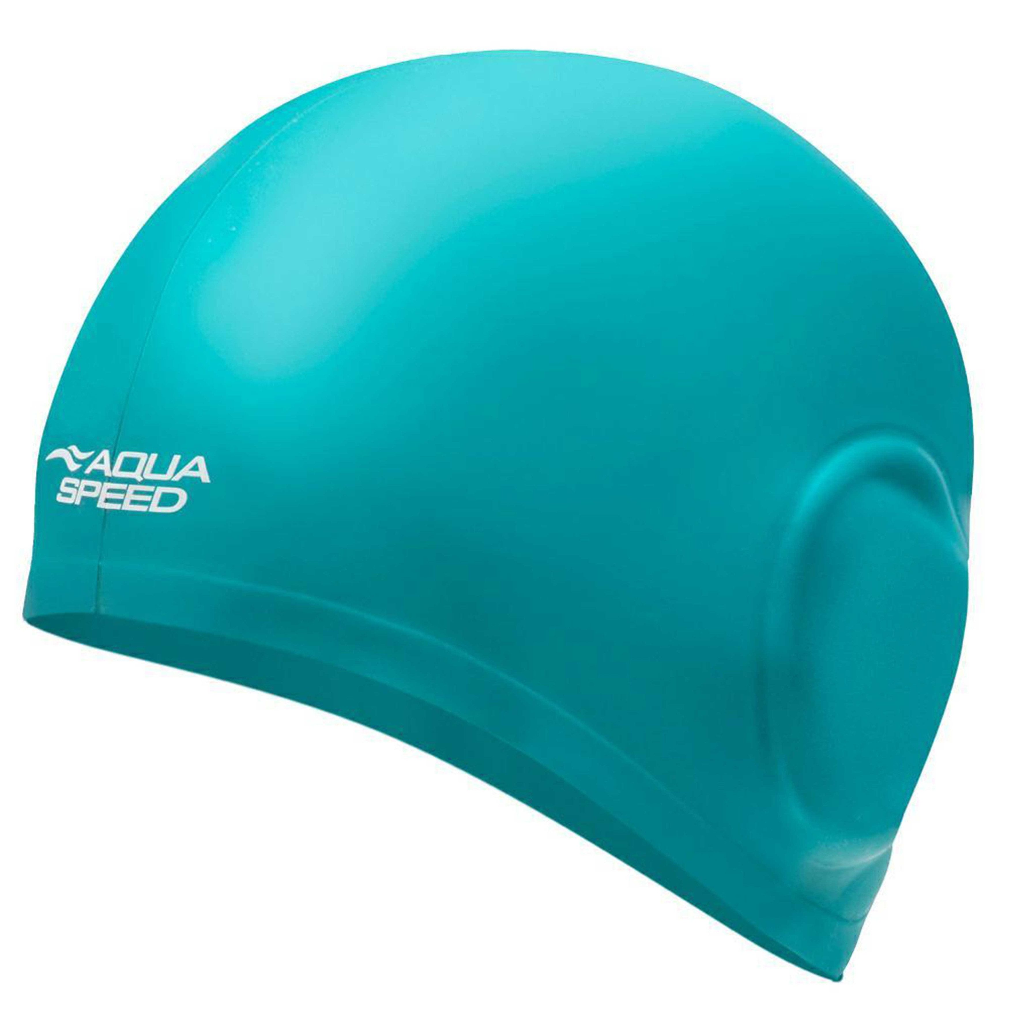 Aqua Speed Badekappe XL-Schwimmkappen für Langhaar: EAR CAP VOLUME & MONO Badehaube XL