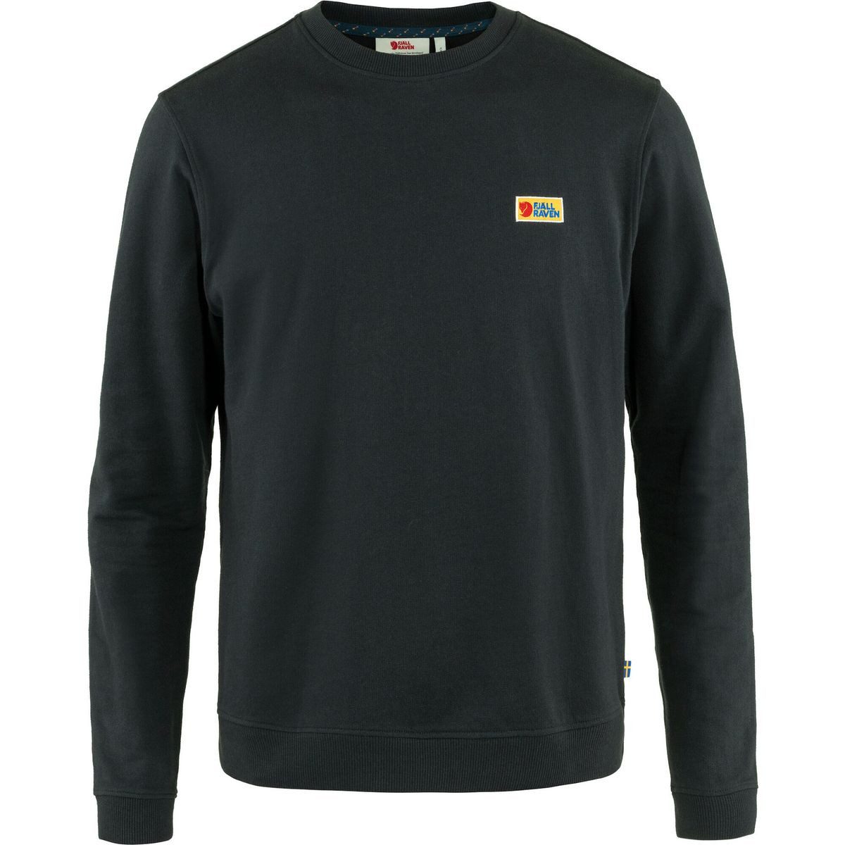 Fjällräven Sweatshirt Vardag Sweater M Zeitloser Pullover aus Bio-Baumwolle mit gerippten Details, ideal für