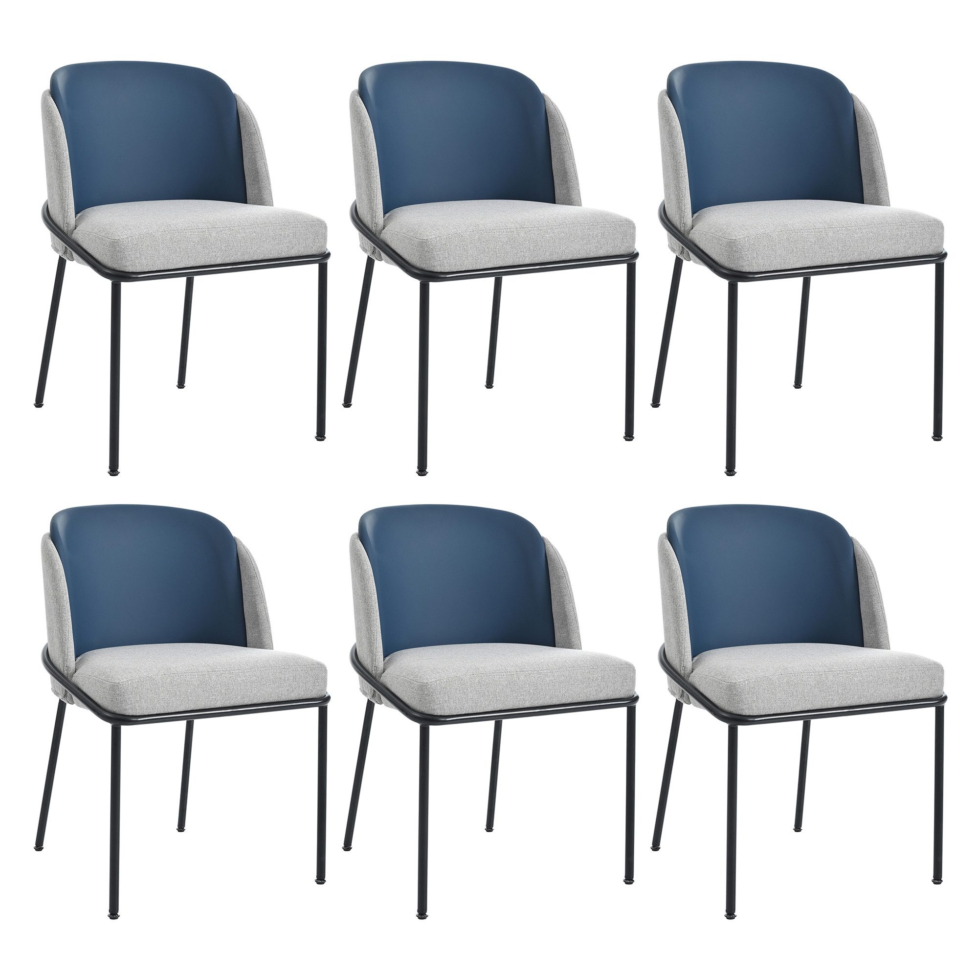 MODFU Esszimmerstuhl Küchenstuhl,Loungesessel,Kosmetikstuhl (6 St Modern günstig online kaufen