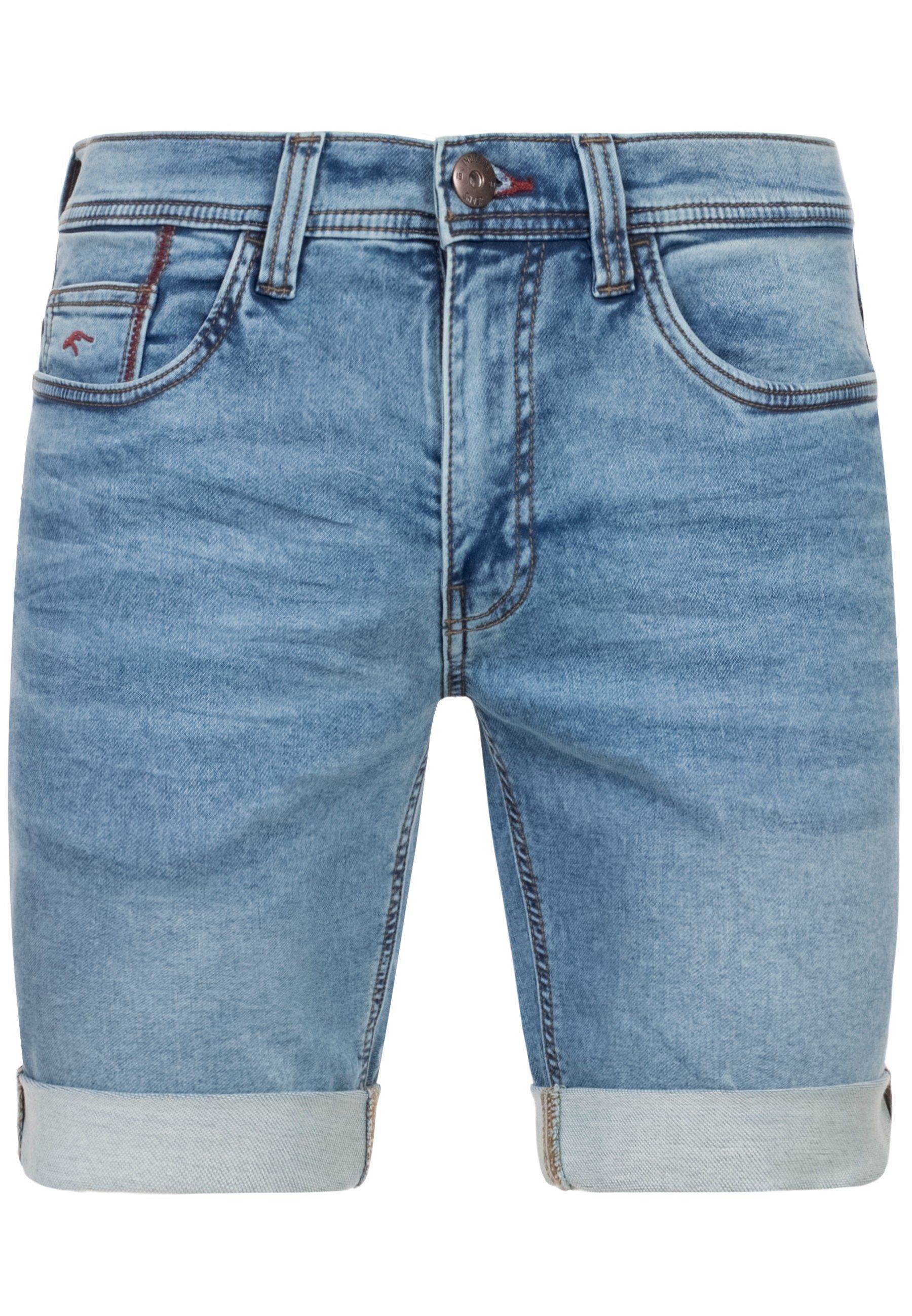 Indicode Jeansshorts INDelmare aus elastischer Baumwoll-Qualität günstig online kaufen