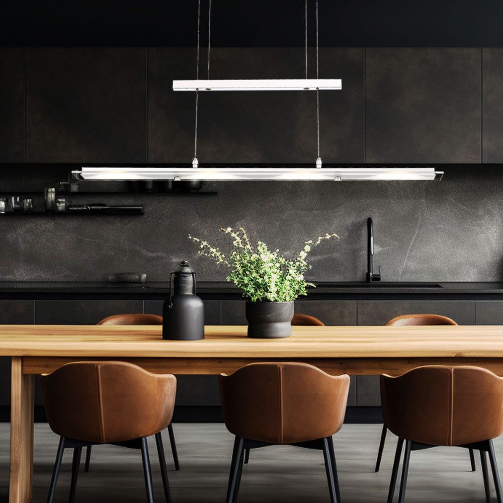 GLOBO LIGHTING LED Deckenleuchte, LED-Leuchtmittel fest verbaut, Warmweiß, Zugpendellampe Hängeleuchte Wohnzimmer Deckenleuchte LED mit