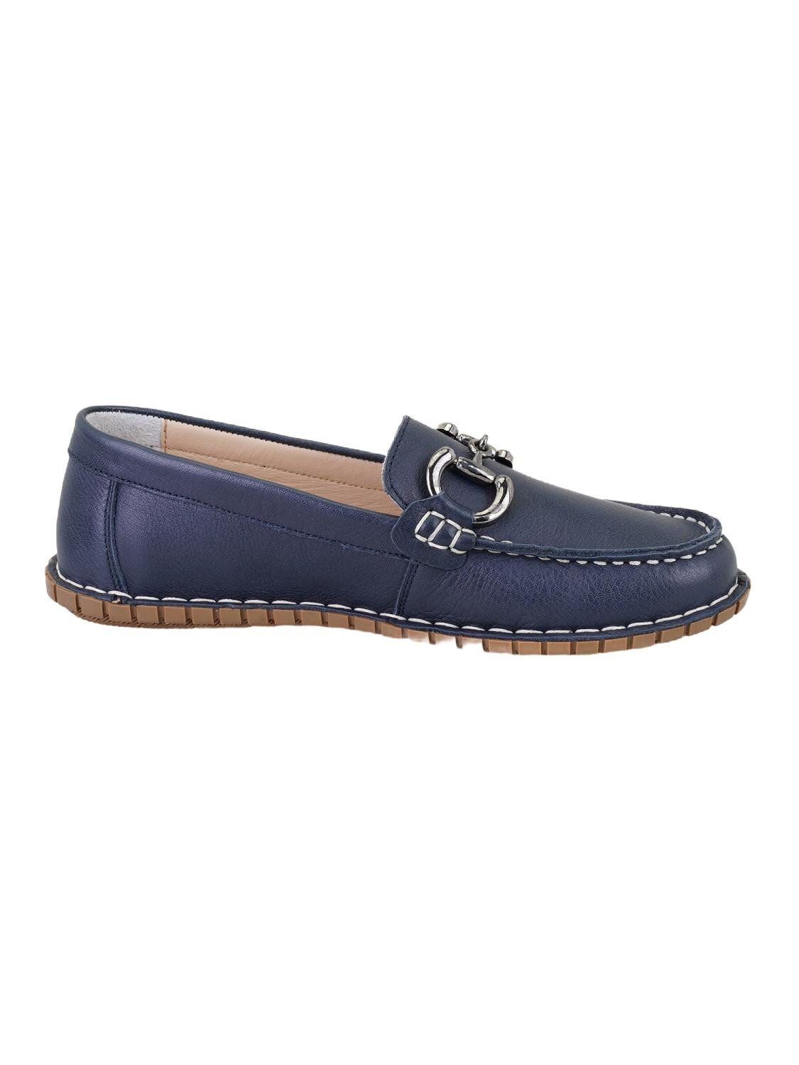 Damen-Slipper aus Wildleder – Lederfutter, Synthetiksohle, flacher Ab Loafer
