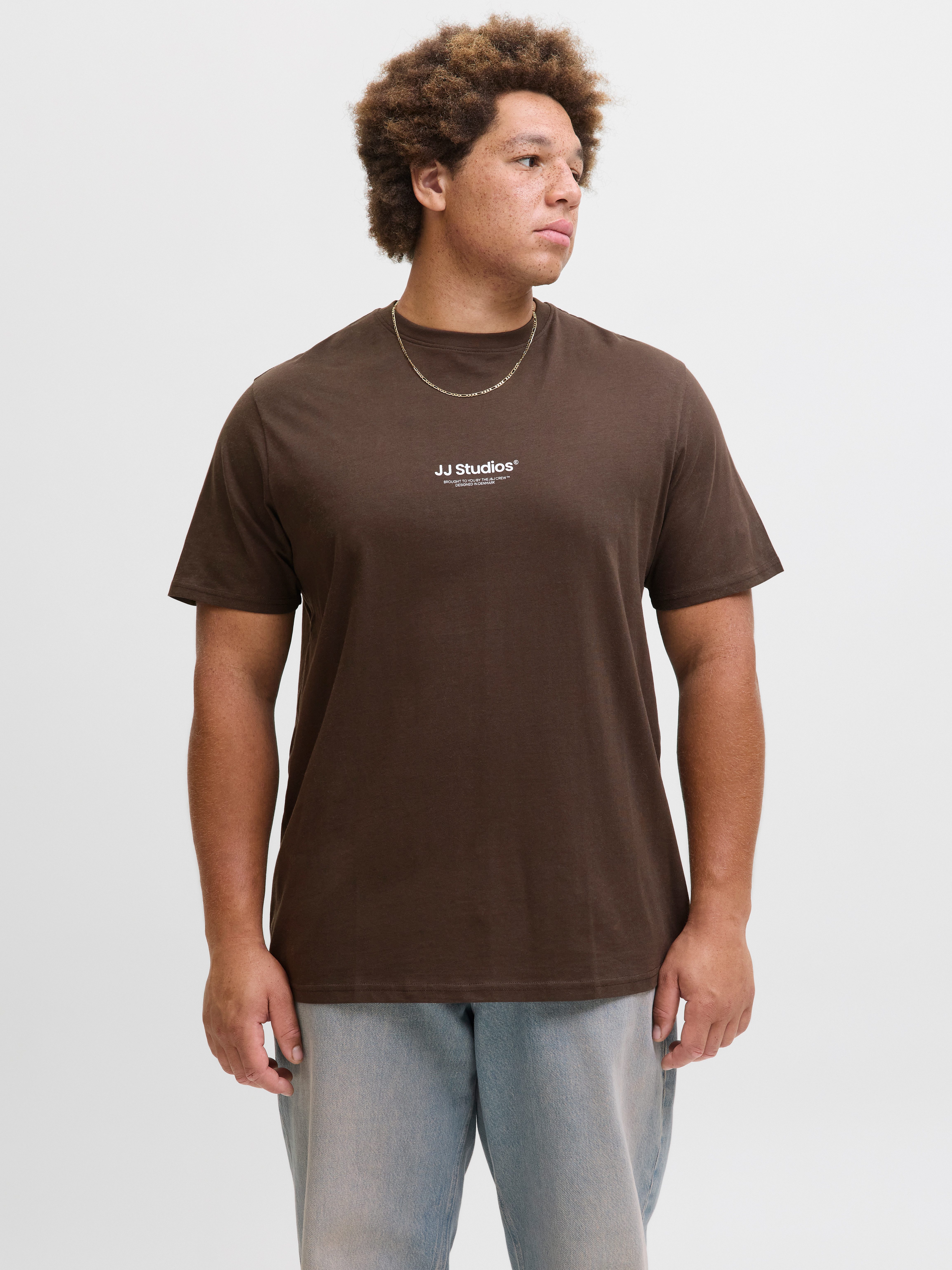 Jack & Jones PlusSize T-Shirt JJESOHO TEE SS CREW NECK NOOS PLS mit Logobra günstig online kaufen