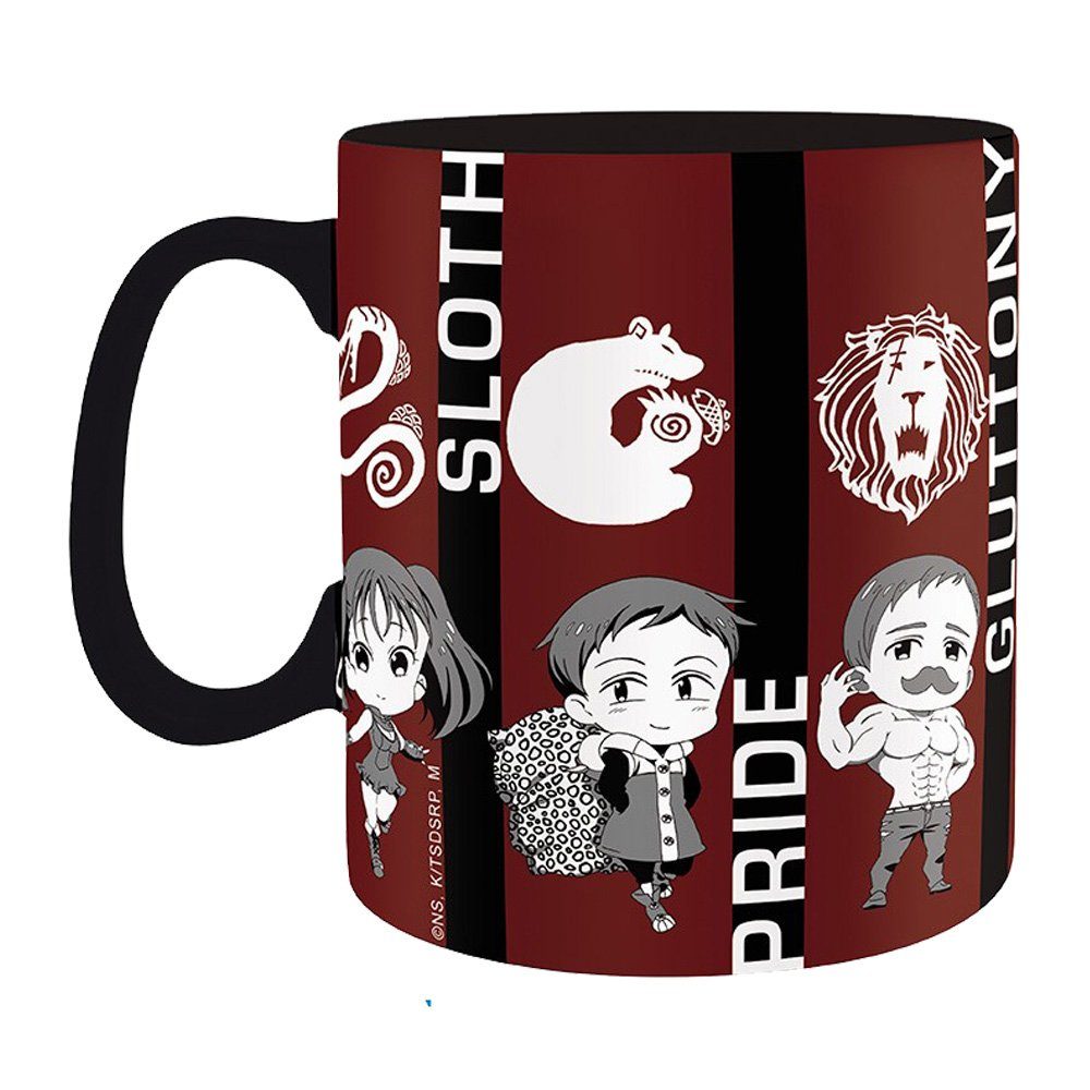 - The ABYstyle Tasse Deadly King Sins Seven Chibi Sins Size