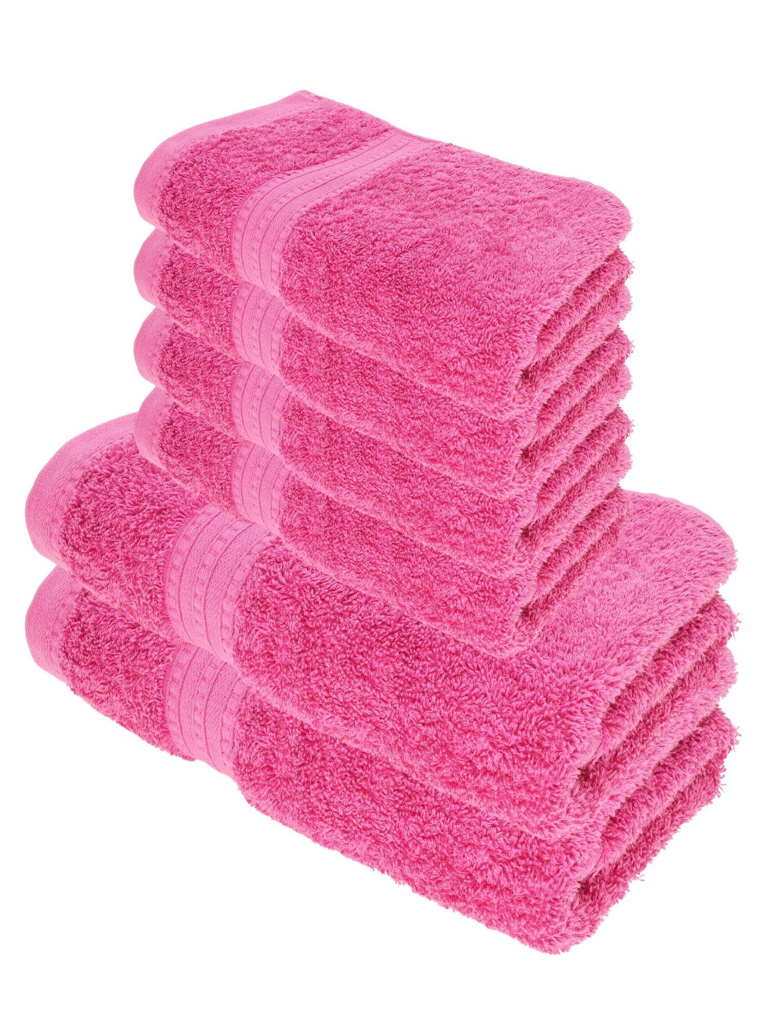 Julie Julsen Handtücher 6-Handtücher-Pink, Bio-Baumwolle (6-St) günstig online kaufen