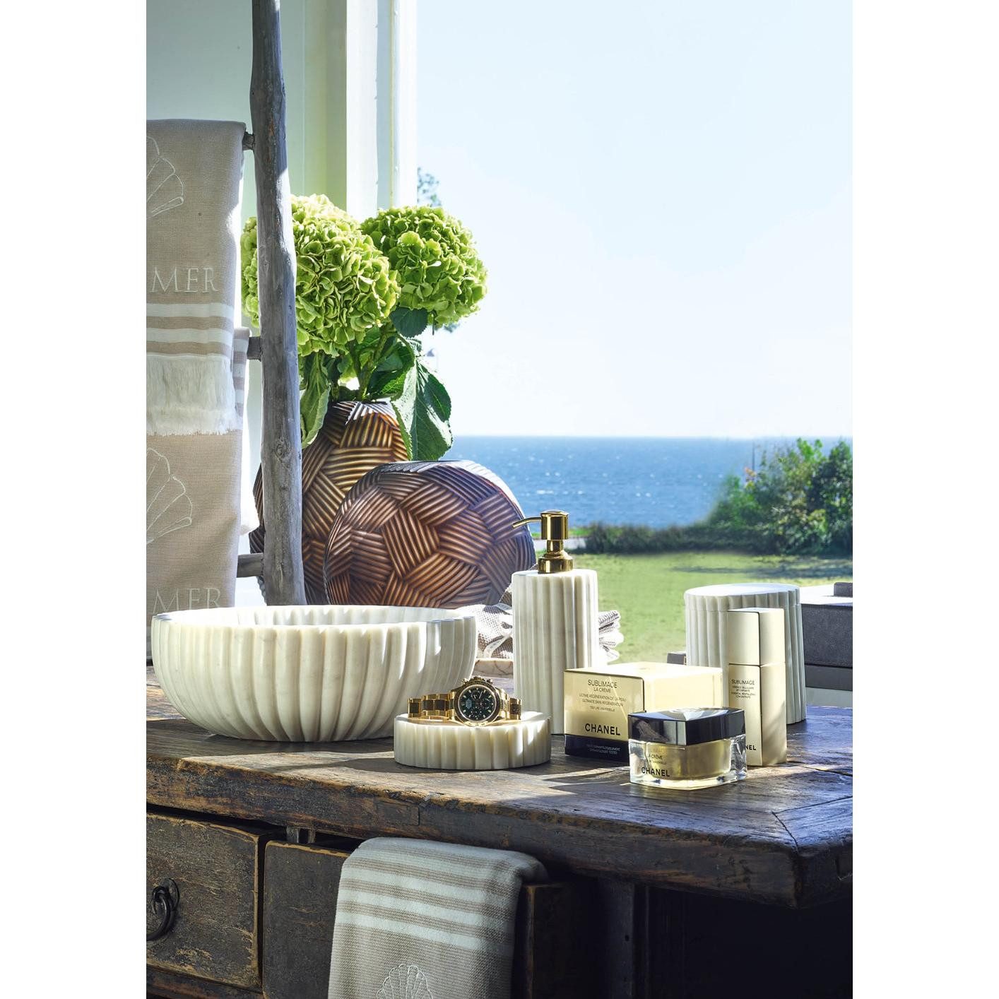 Greengate Badetücher Duschtuch Vive la Mer Sand (70x140cm)