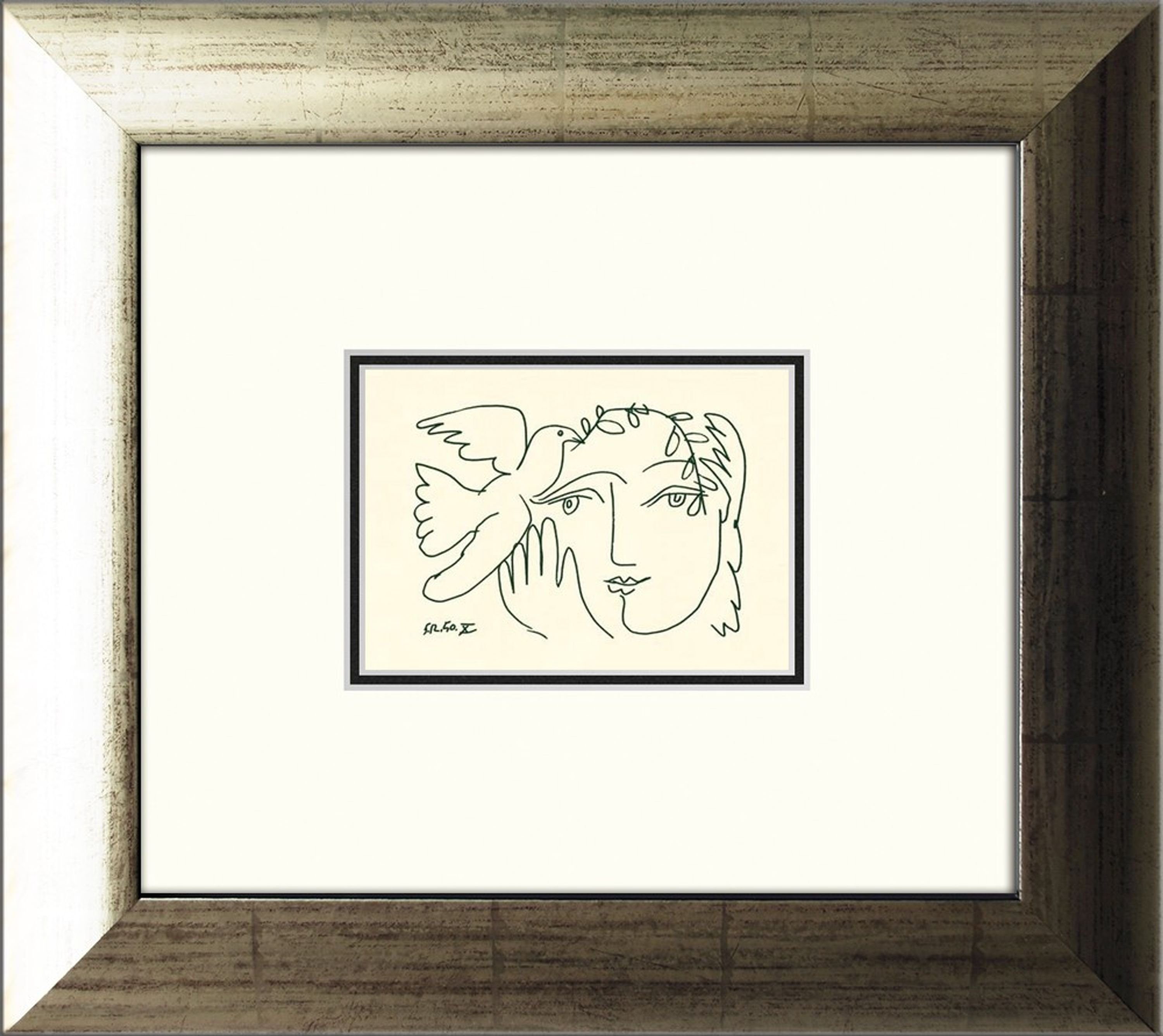 artissimo Bild mit Rahmen Pablo Picasso Bild mit Rahmen / Poster gerahmt 35 günstig online kaufen