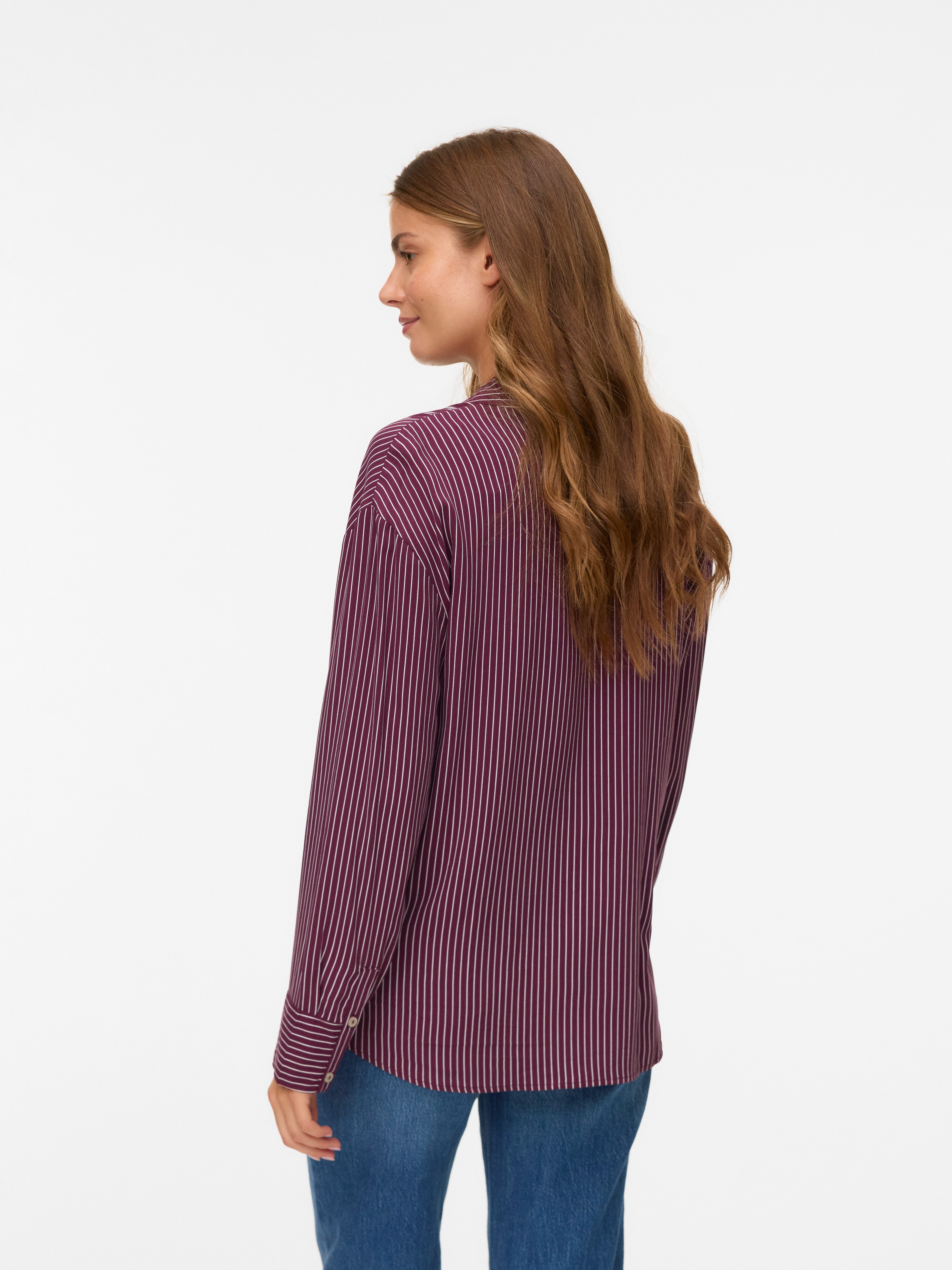 Vero Moda Langarmbluse VMALICE LS SHIRT WVN GA NOOS günstig online kaufen