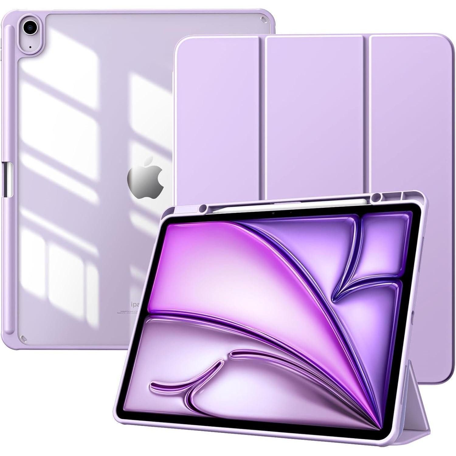 LuxusKollektion Tablet-Hülle iPad Air 13 Hülle mit Stifthalter, Transparent