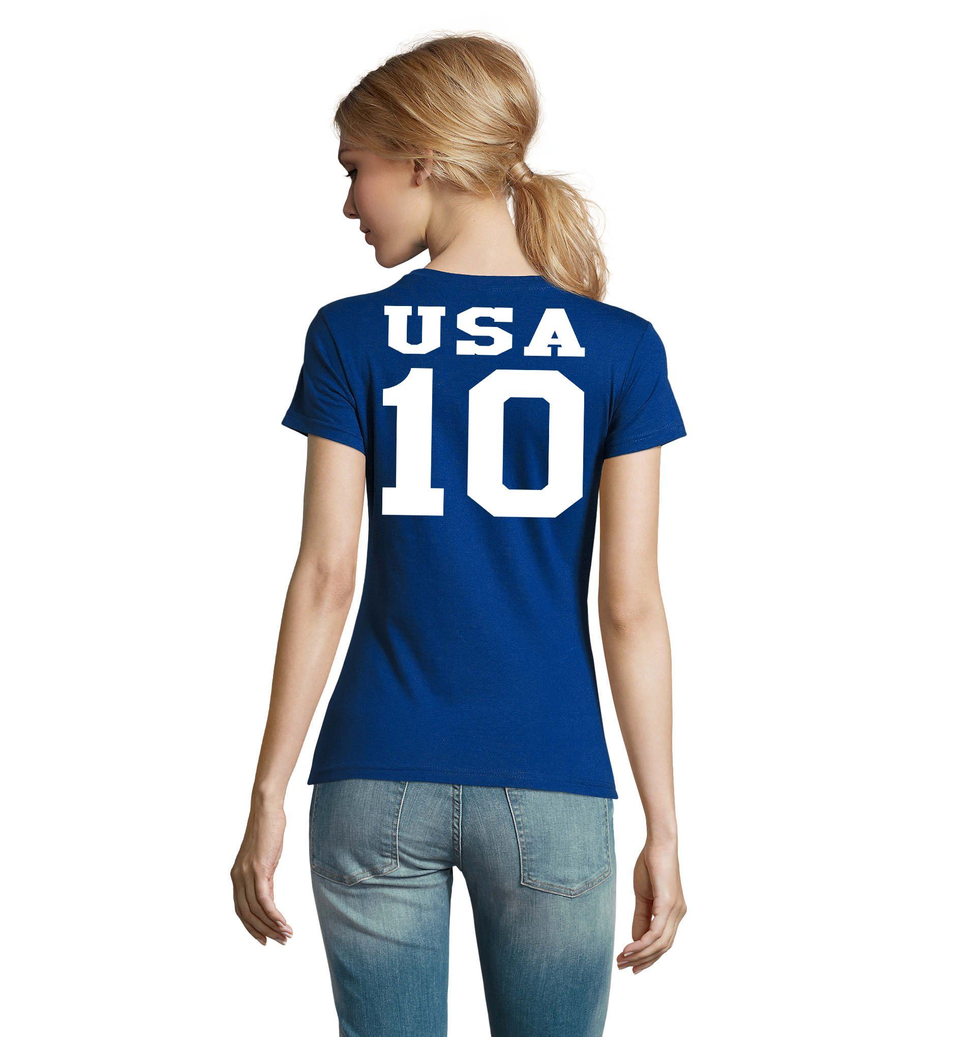 Copa Trikot & USA Fußball Brownie Vereinigte Blondie WM Meister Sport Staaten T-Shirt America