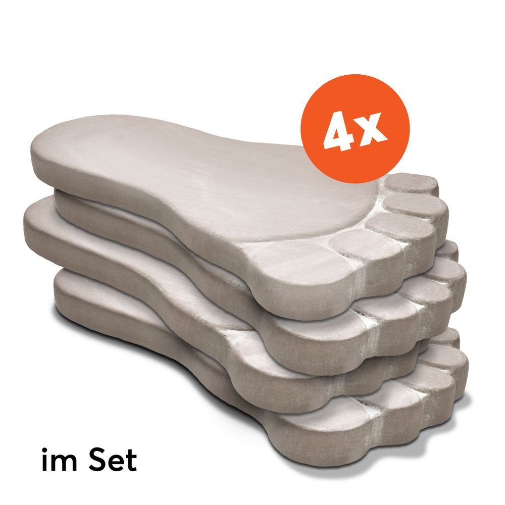matches21 HOME & HOBBY Gartenfigur Fußabdrücke günstig online kaufen