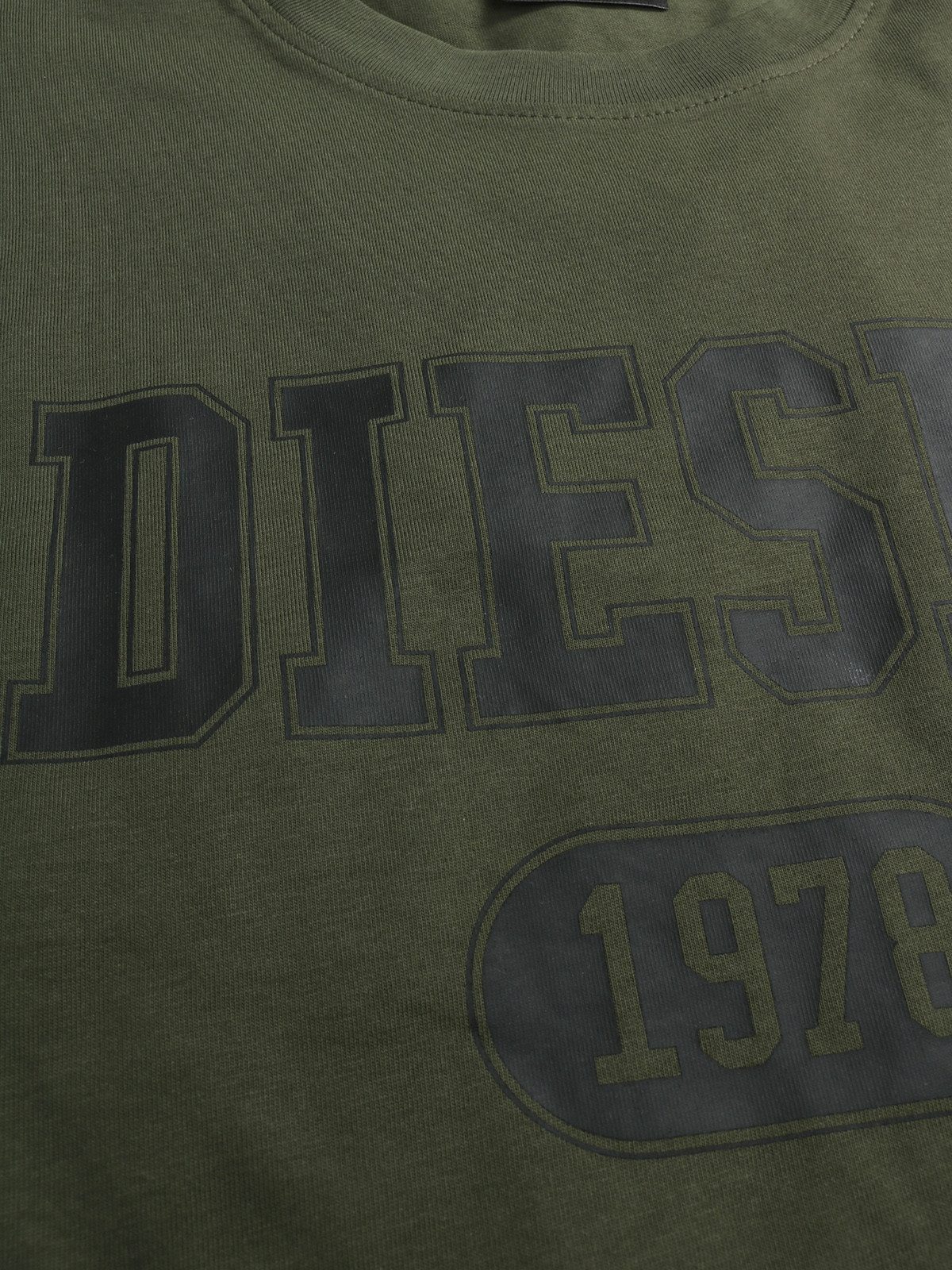 Diesel Rundhalsshirt Slim Fit Logo Shirt günstig online kaufen