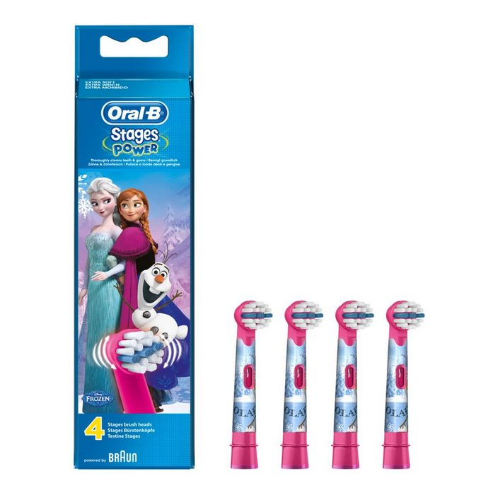 Oral B Elektrische Zahnbürste Oral-B Aufsteckbürste Frozen Power 4er