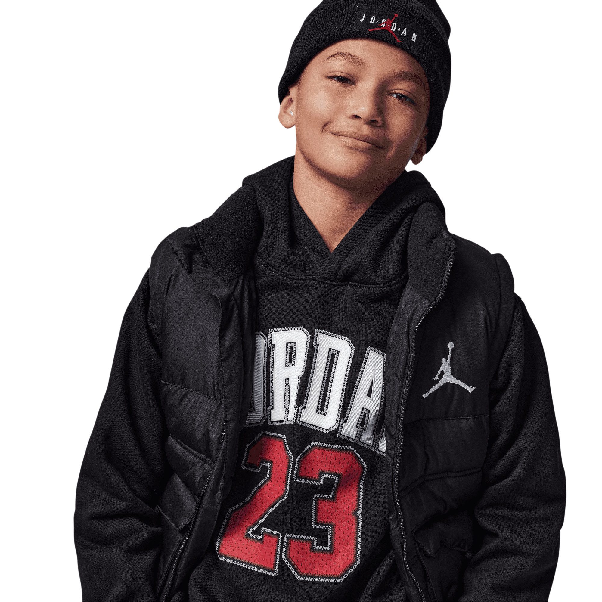 Jordan Kapuzensweatshirt JDN JORDAN HBR FLC PO HOODIE mit Kapuze, Langarm, aus angerauter Sweatware