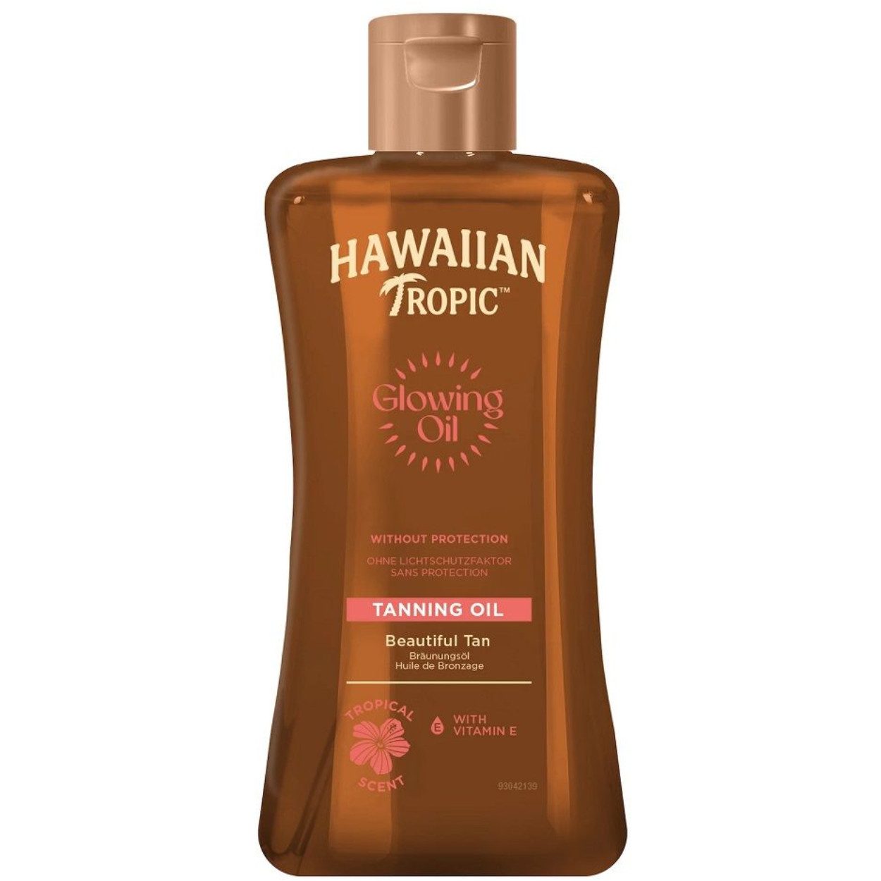 Hawaiian Tropic Sonnenschutzöl Hawaiian Tropic Tanning Oil Coconut Bräunungsöl 200 ml, 1-tlg., Intensiver Kokosduft und pflegende Formel