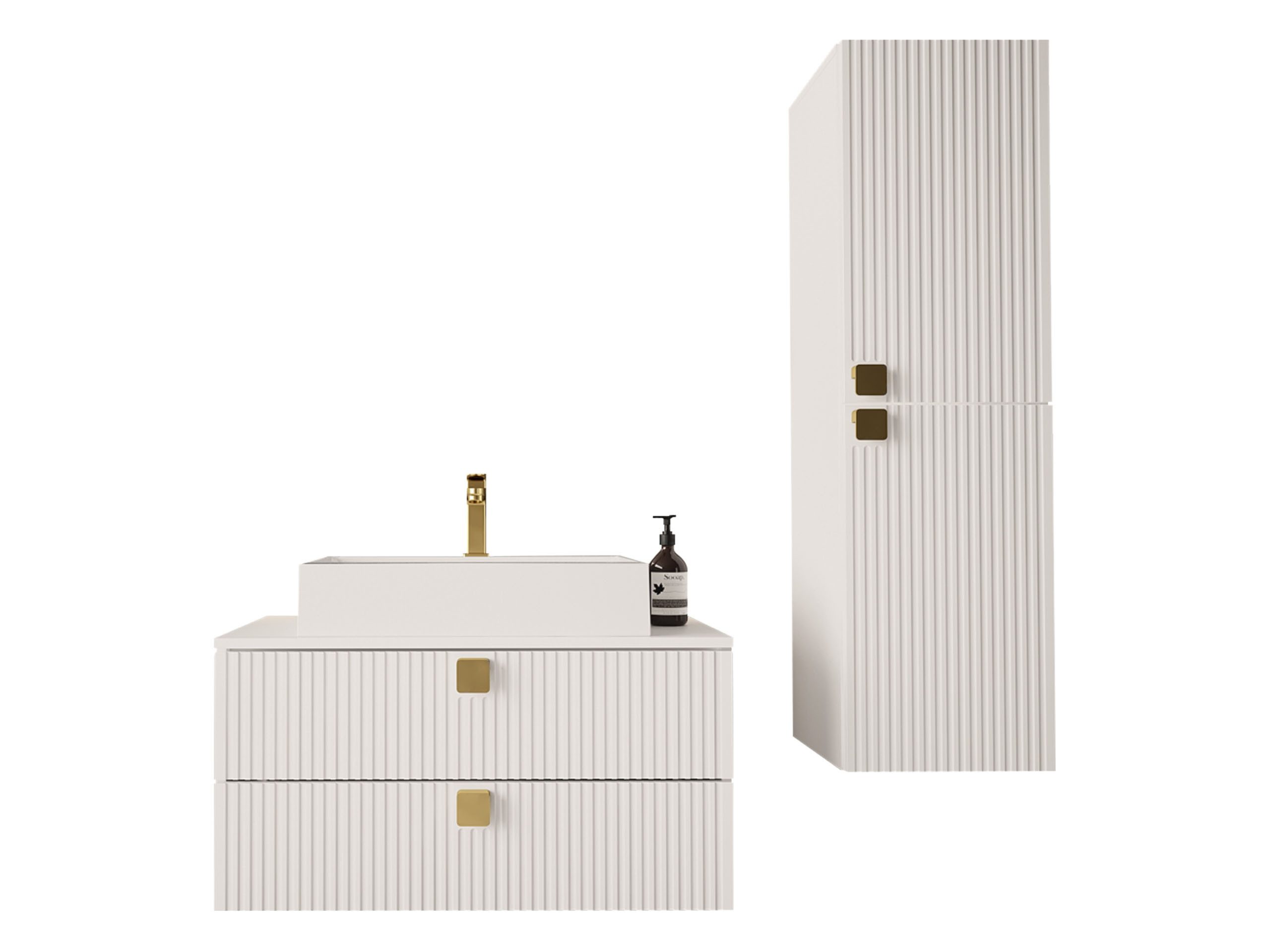 MIRJAN24 Badmöbel-Set Gariano III, (3er-Set, mit günstig online kaufen