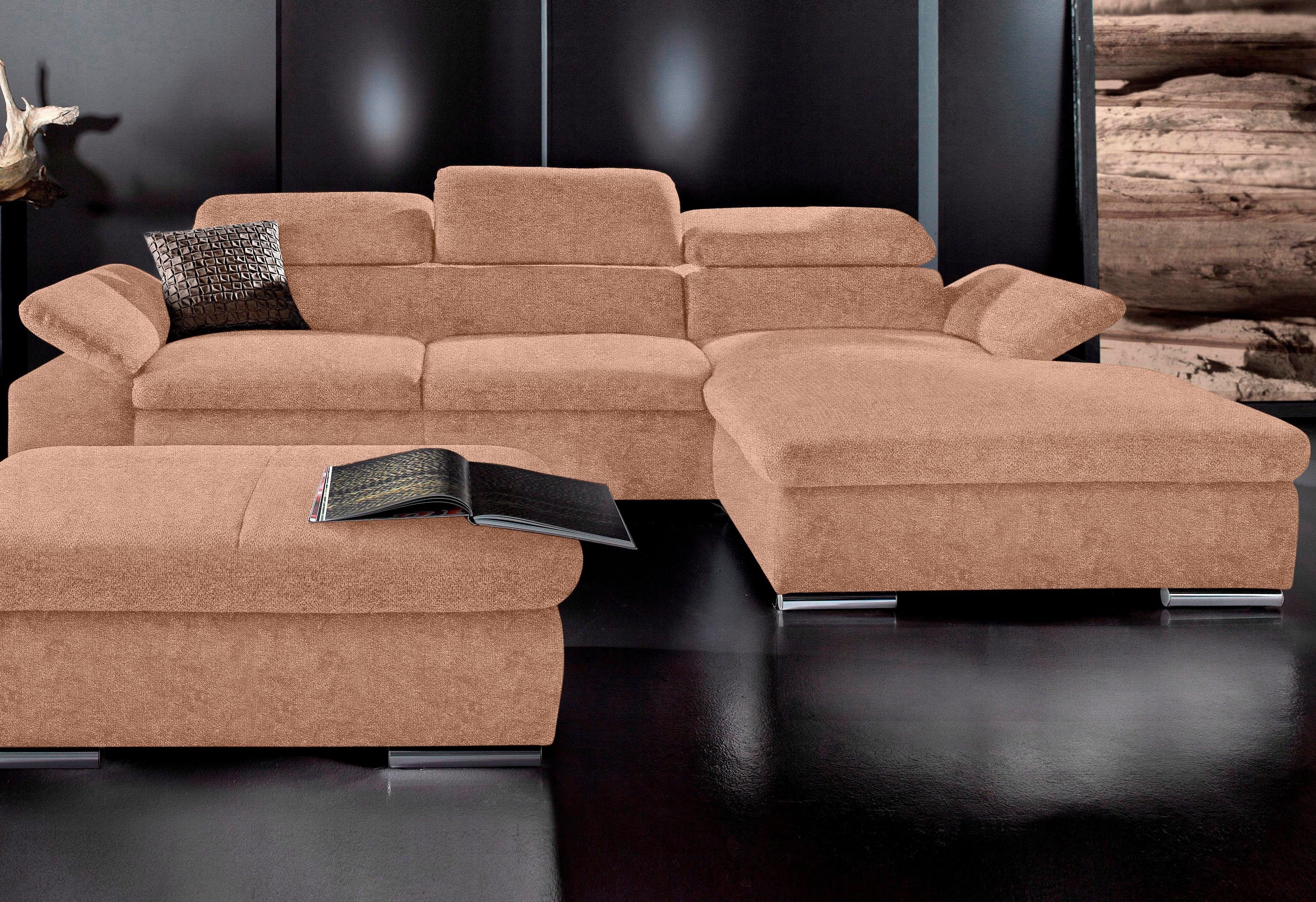 sit&more Ecksofa Alcudia, wahlweise mit Bettfunktion