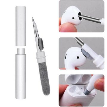 COFI 1453 Cleaner Pen Stift Bürste für Bluetooth Kopfhörer und Handys weiß Kopfhörer