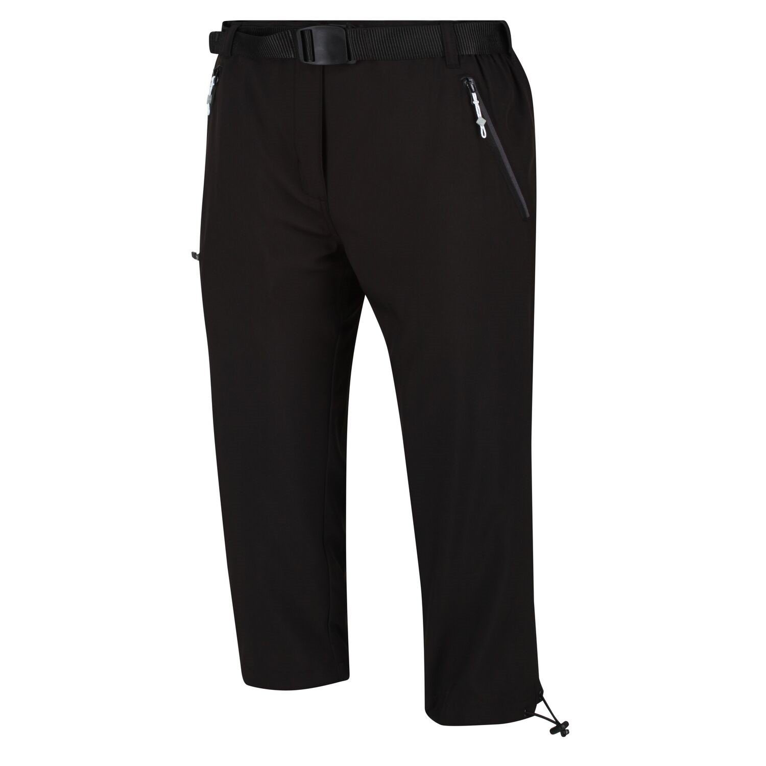 wasserabweisend leicht Outdoorhose und Schwarz Regatta (0-tlg) Hose 3/4 Damen Capri