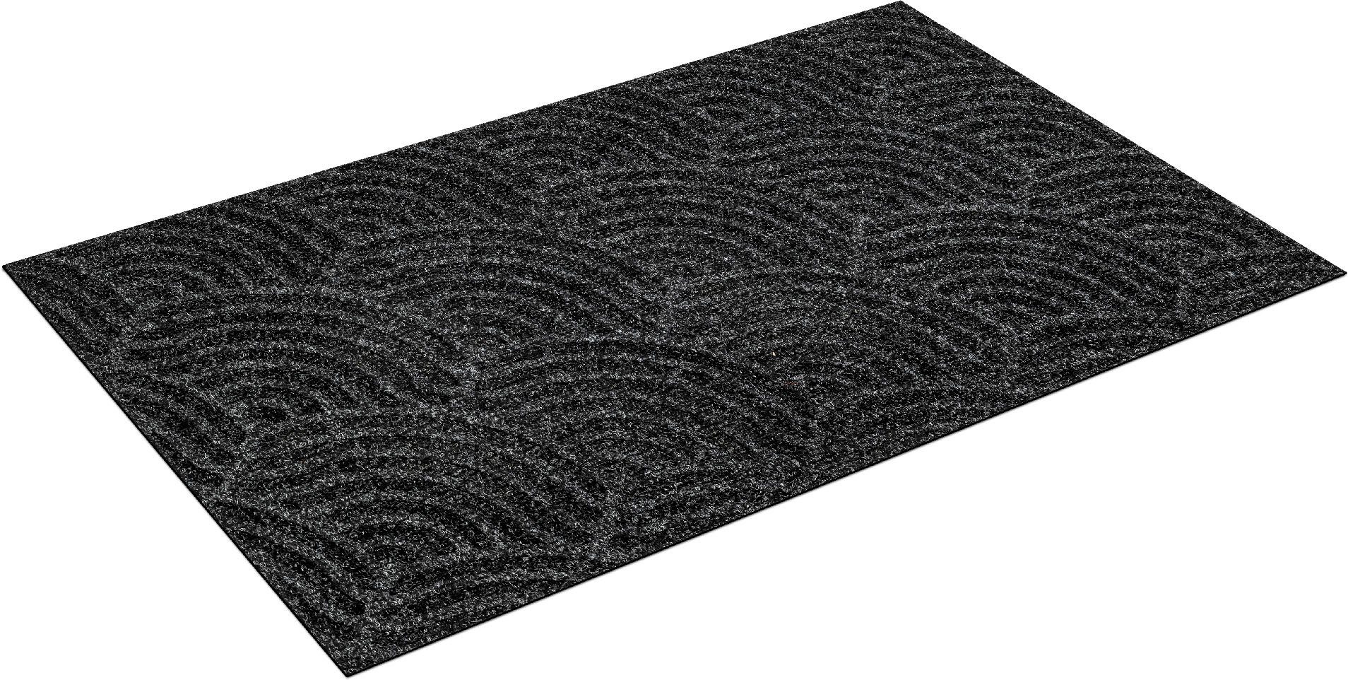 wash+dry by Kleen-Tex Fußmatte Waves, rechteckig, Höhe: 8 mm, Schmutzfangmatte, In- und Outdoor geeignet, waschbar