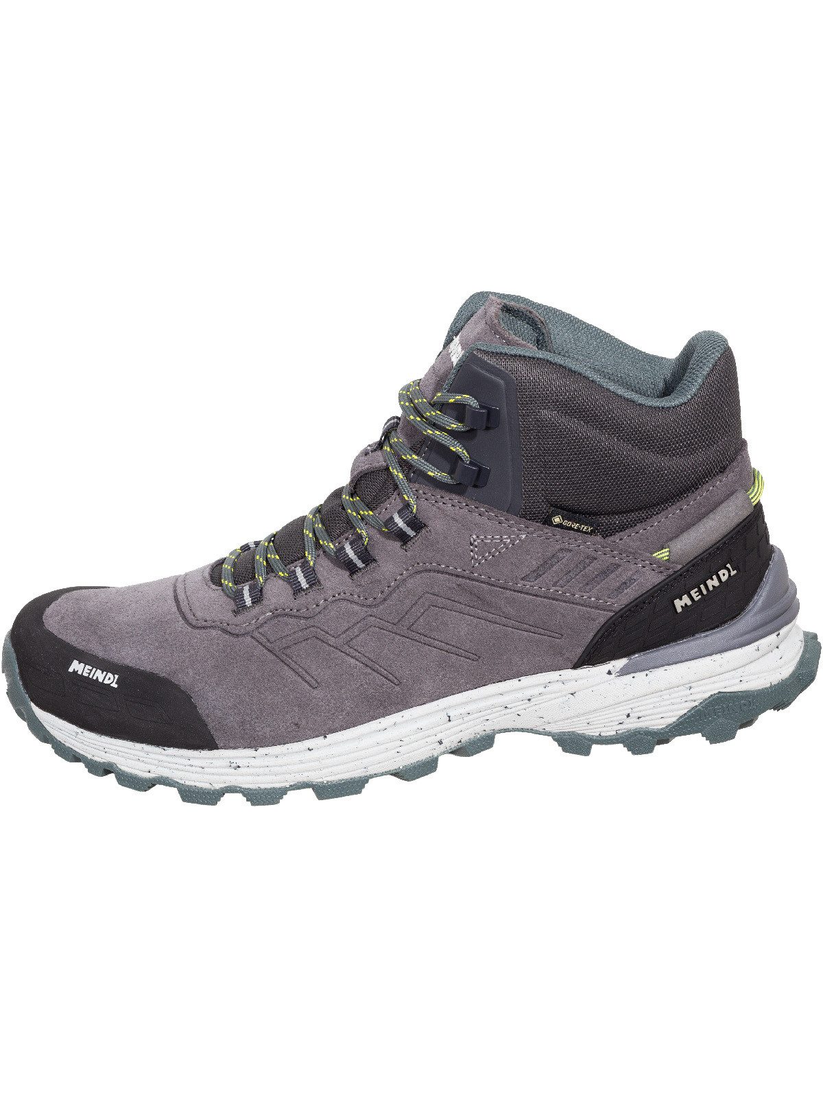 Meindl Meindl Dallas Mid GORE-TEX grau/gelb Wanderschuh GORE-TEX® – Winddicht, wasserdicht und atmungsaktiv