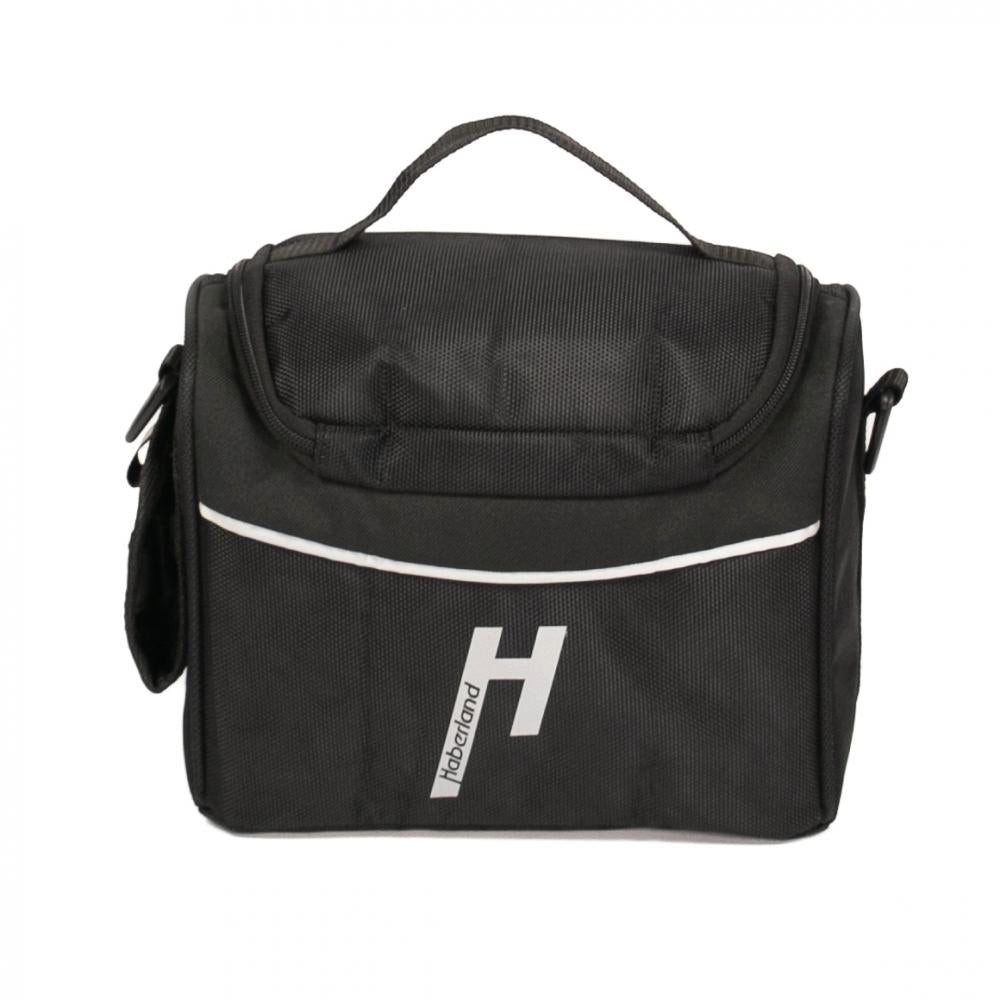 Haberland Fahrradtasche Haberland Lenkertasche 5l Siebensachen schwarz - praktische Lenkertasc