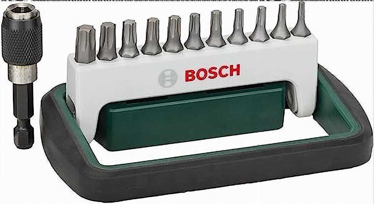 Set und Bosch Bohrer- Schrauber 2609256D23 tlg. BOSCH Bitset 12 Bit Torx Bosch