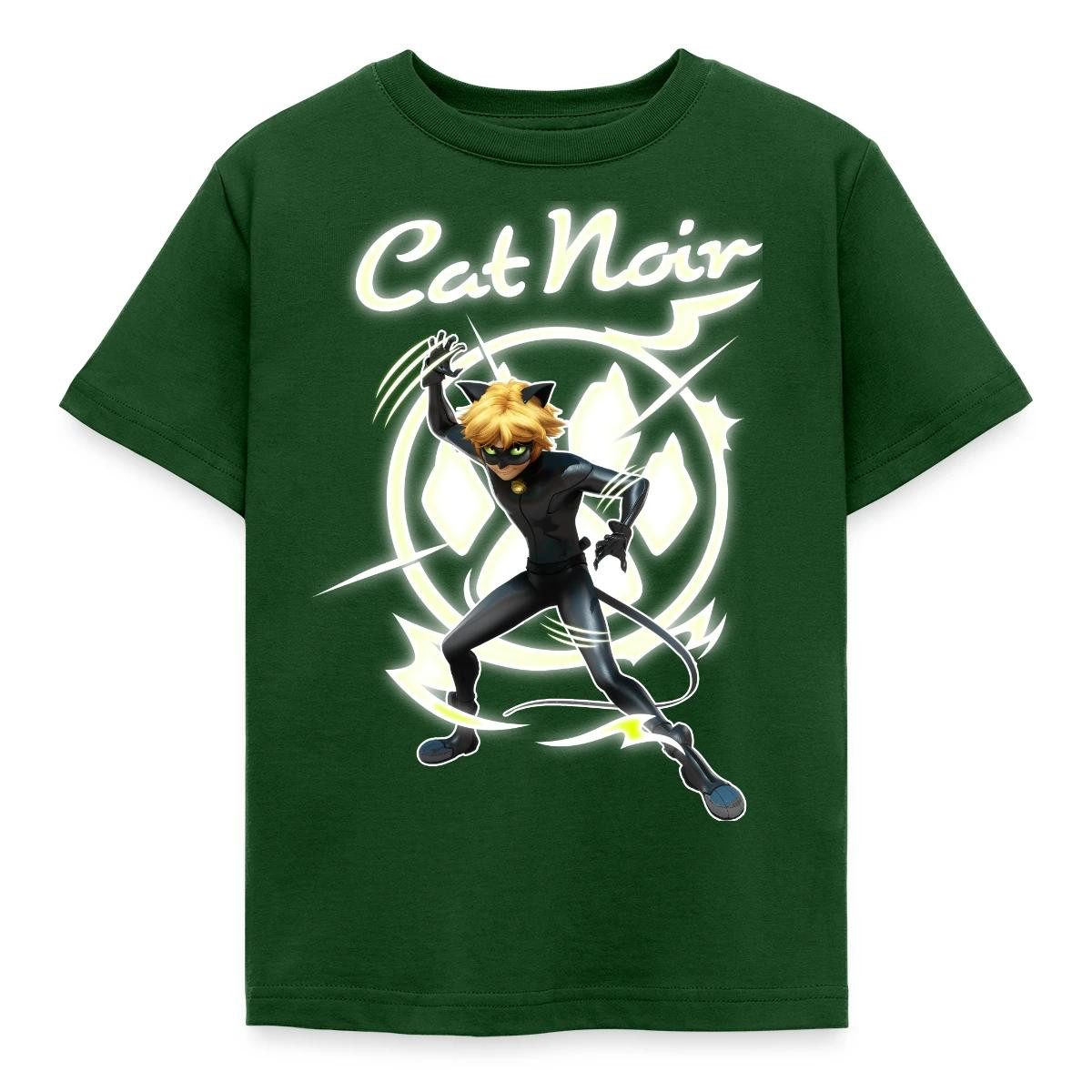T-Shirt Miraculous Cat Noir Adrien Superheld Kinder T-Shirt