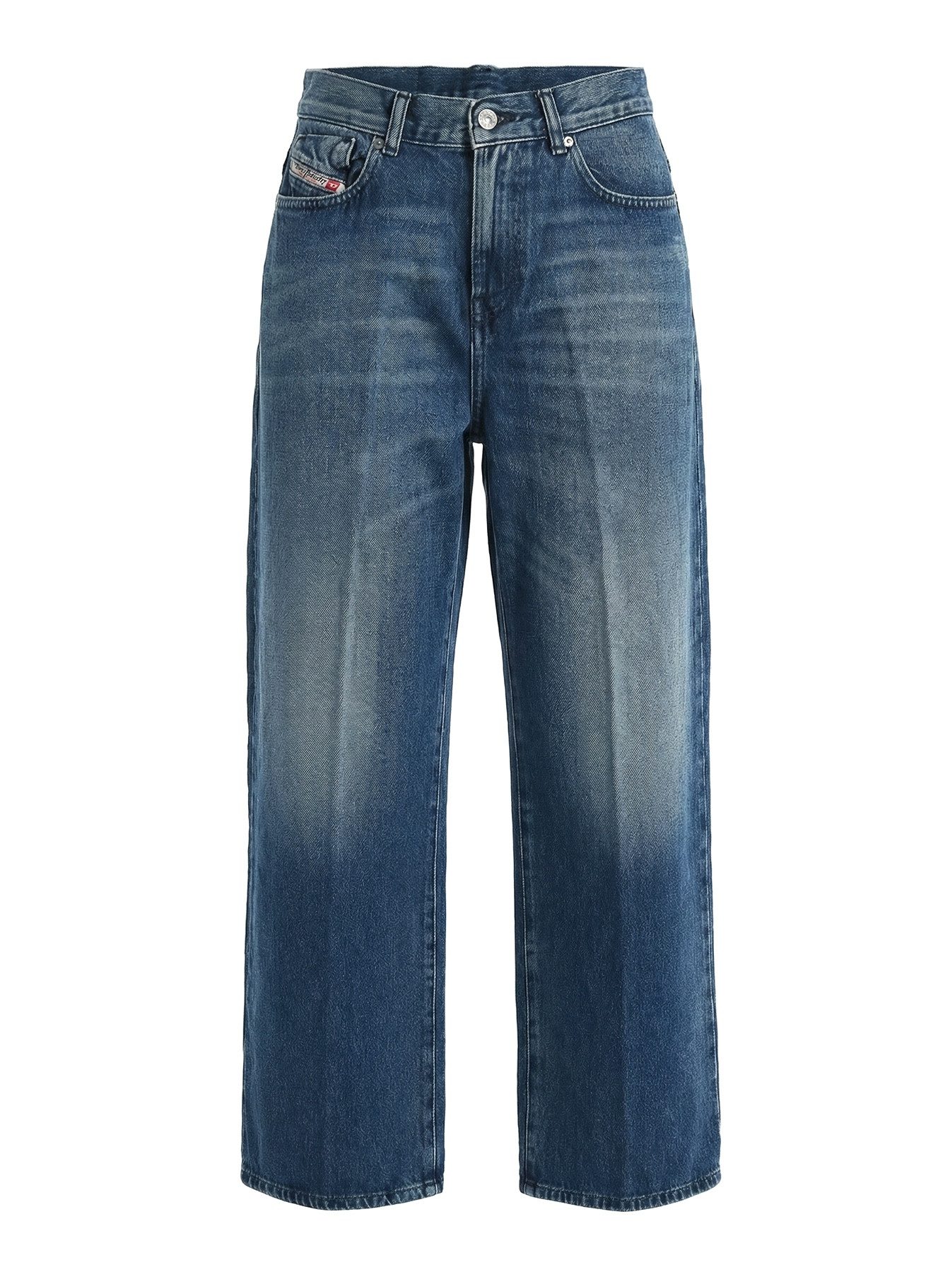Diesel Loose-fit-Jeans Wide Leg Jeans - WIDEE-R R07K9 - Länge:32 weite Beinform, knöchellang