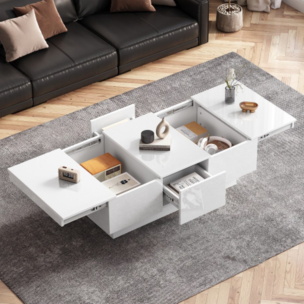 XDeer Couchtisch Couchtisch mit Schiebefunktion, 2 günstig online kaufen
