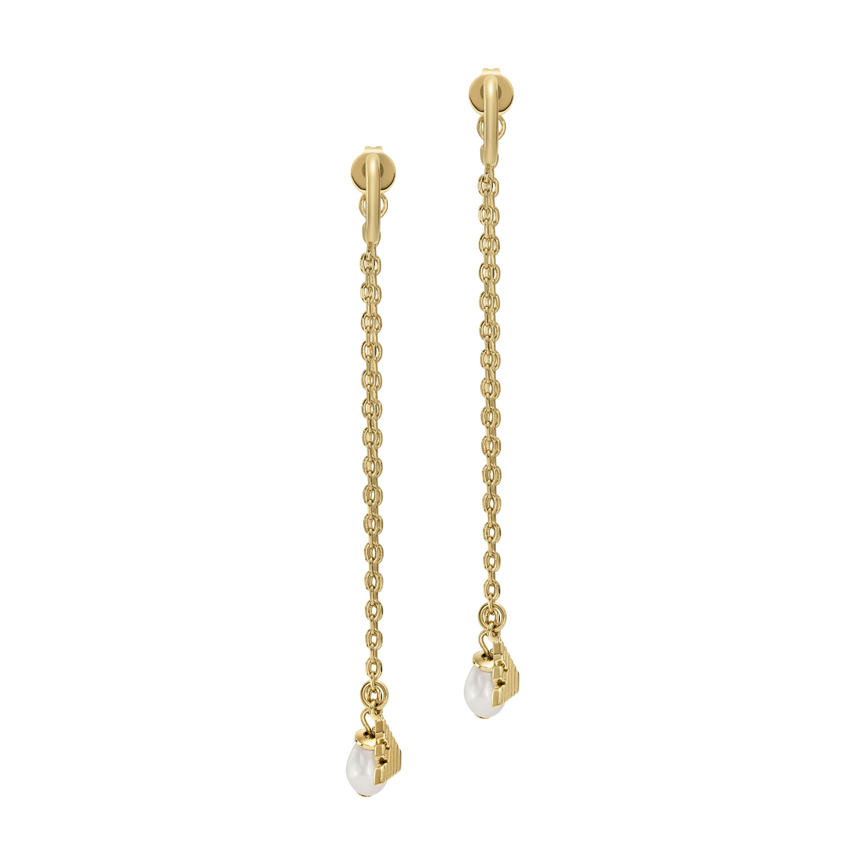 Emporio Armani Paar Серьги Schmuck Geschenk Metall Серьги, mit Süßwasserzuchtperle