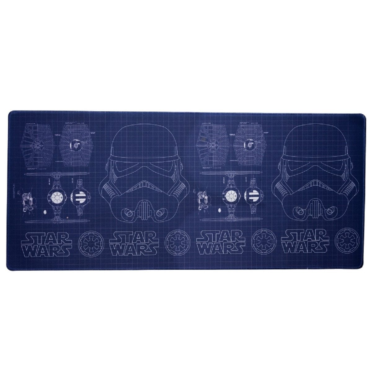 Star Wars Mauspad - Schreibtischunterlage – XL Schreibtischmatte 78x34 cm (1-St), Rutschfest