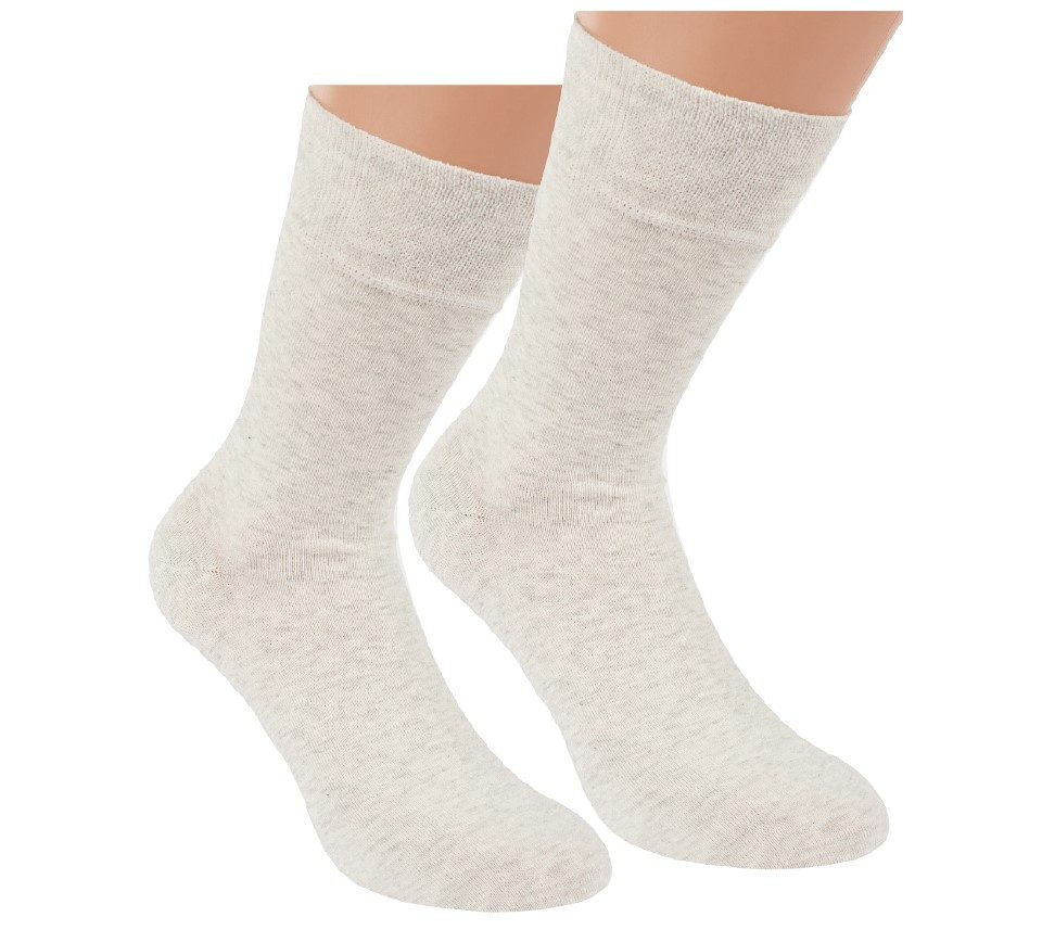 Socken 3 Paar RS. Harmony 31214 EXTRA STRUMPF "NATUR" 39-42, 43-46