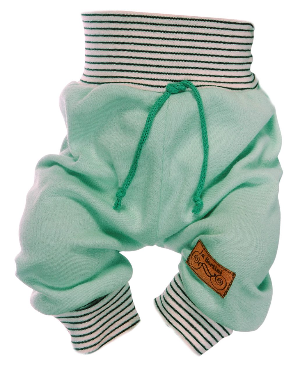 Erstausstattungspaket Baby Anzug Set Langarmshirt Hose Mütze in Mint für Neugeborene