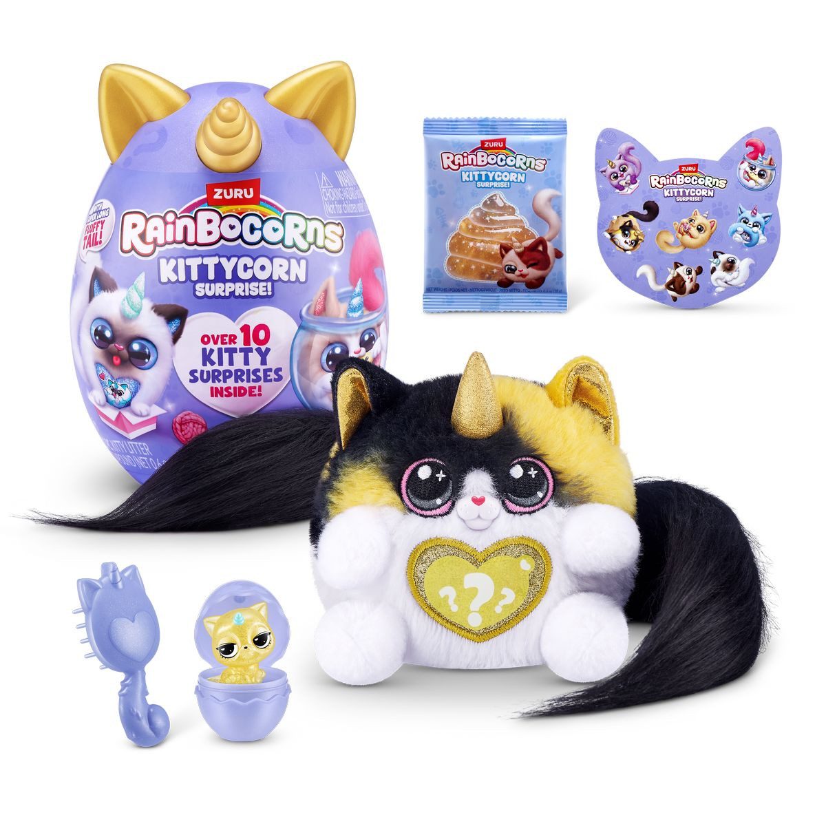 ZURU Sammelfigur Rainbocorns Überraschungsspielzeug KittyCorn Surprise 11,7x13,8x18,5cm – Bild 3 von 5