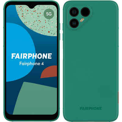 Fairphone 4 256GB, Grün, Android 11, Dual-SIM Smartphone (48 MP MP Kamera)