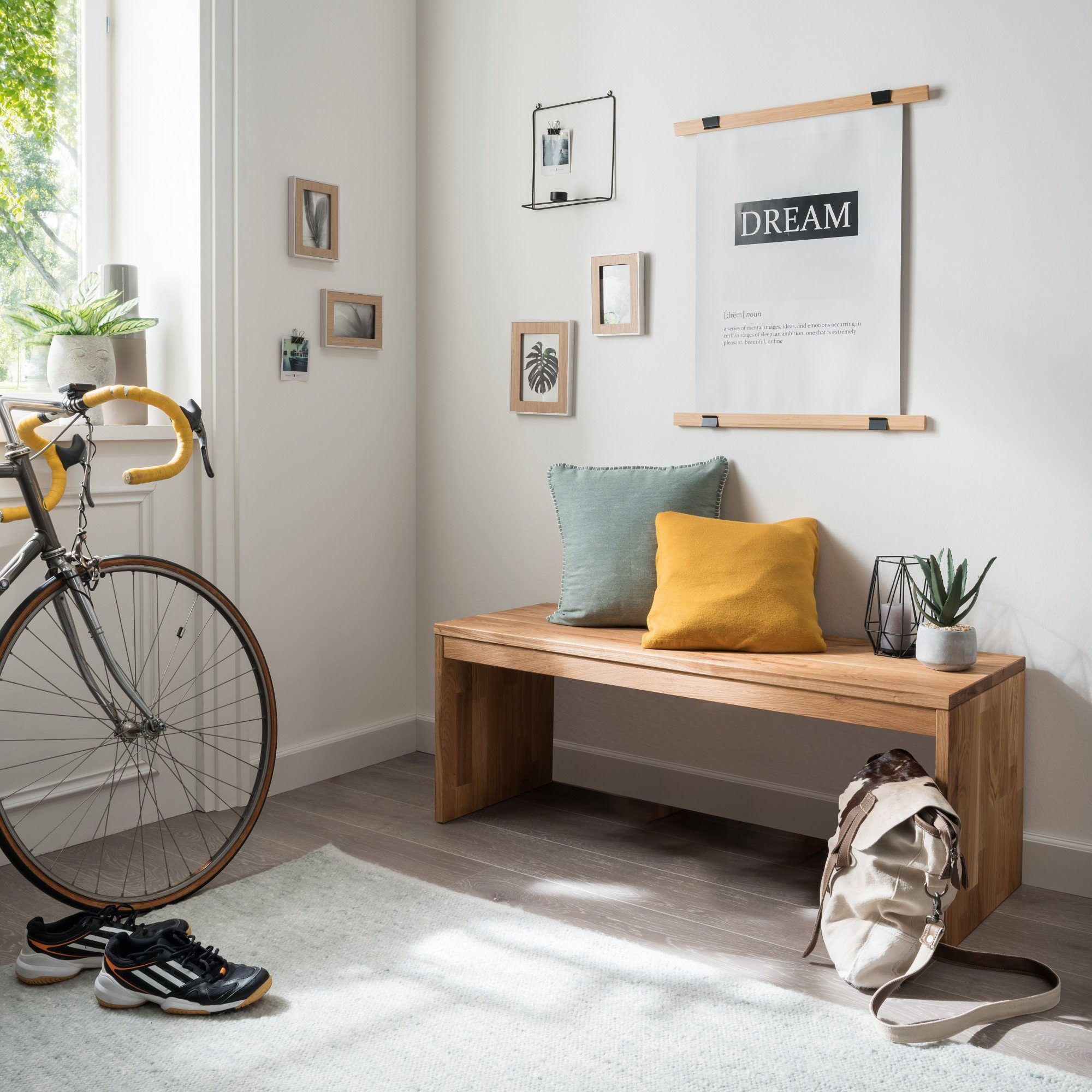 Home affaire Bank Dura (1-St), Für die geschmackvolle Optik sorgt das FSC®-zertifizierte Massivholz