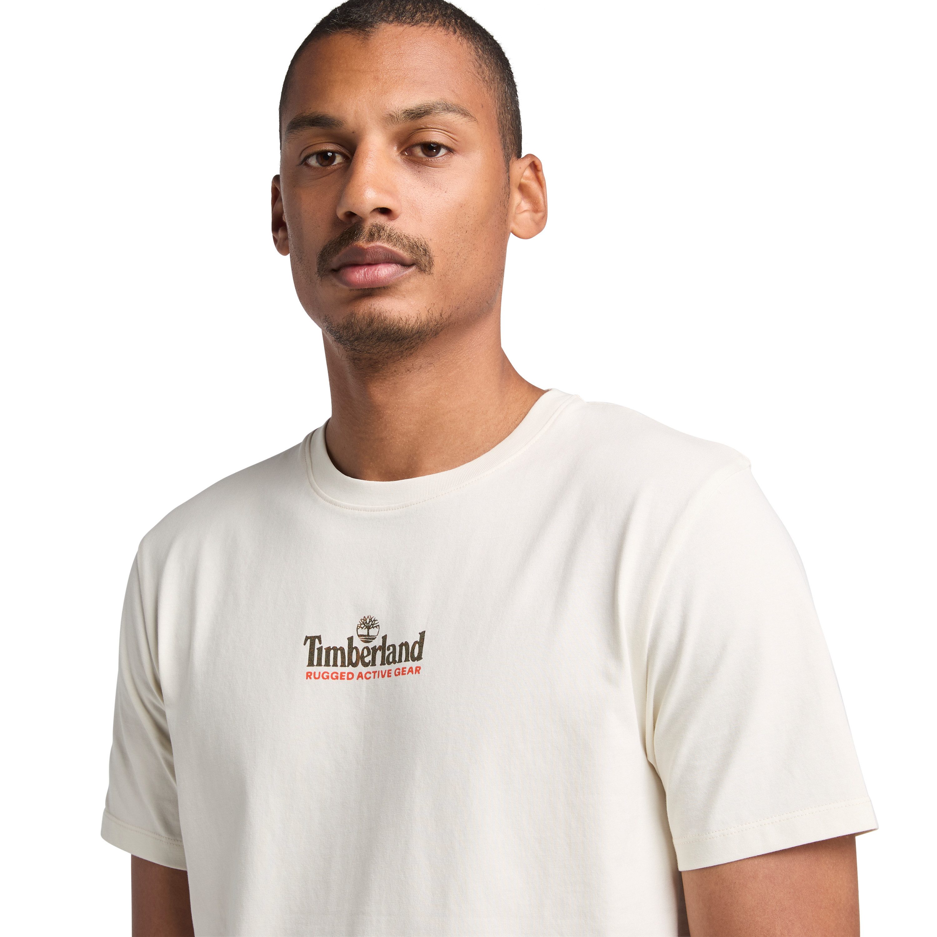 Timberland T-Shirt Washed Back On the Road Graphic Te sportlicher Stil, für sportliche Aktivitäten und Outdoor-Abenteuer
