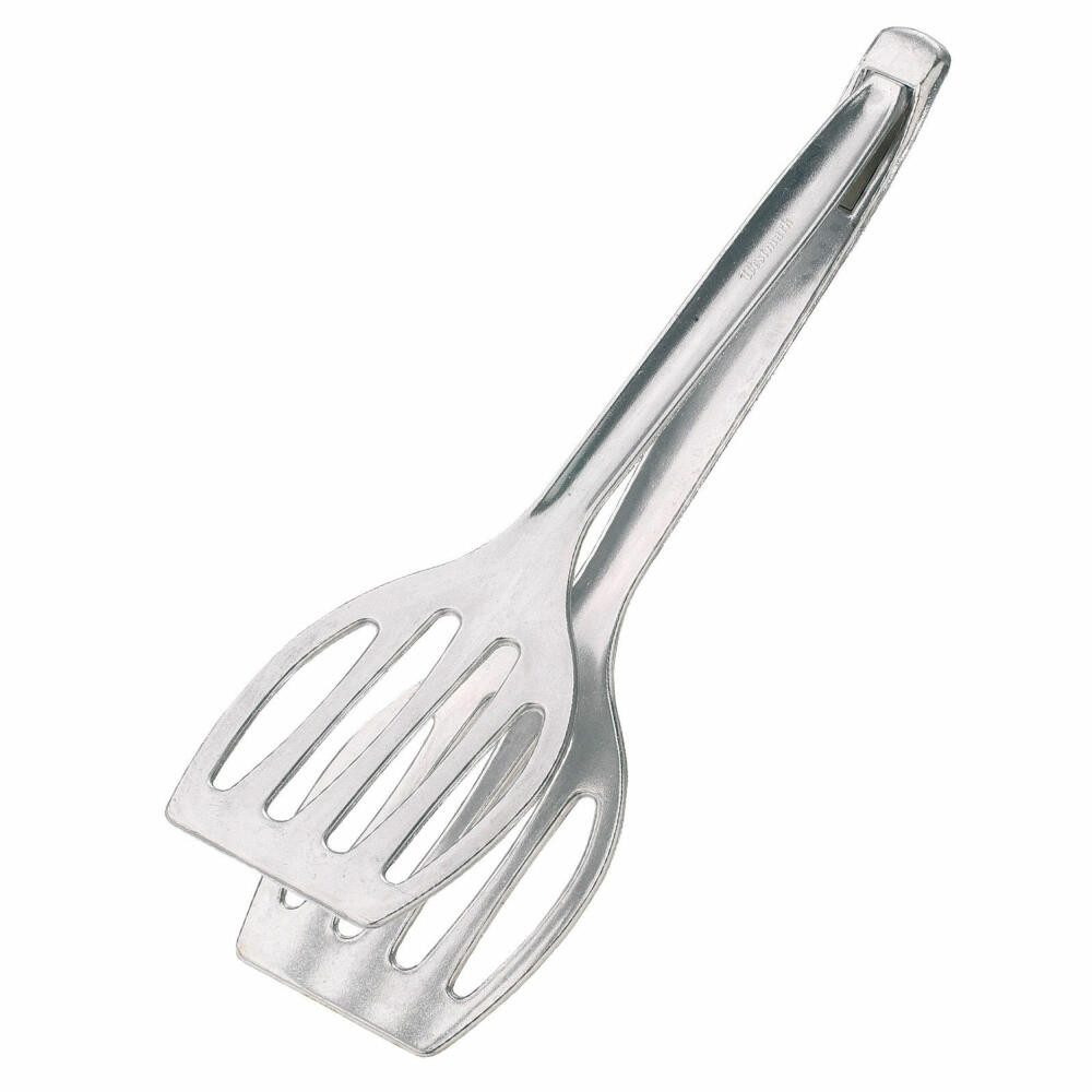 Grillzange Doppel-Pfannenwender/Grillzange, Länge: 27,5 cm, Duetto, Silber
