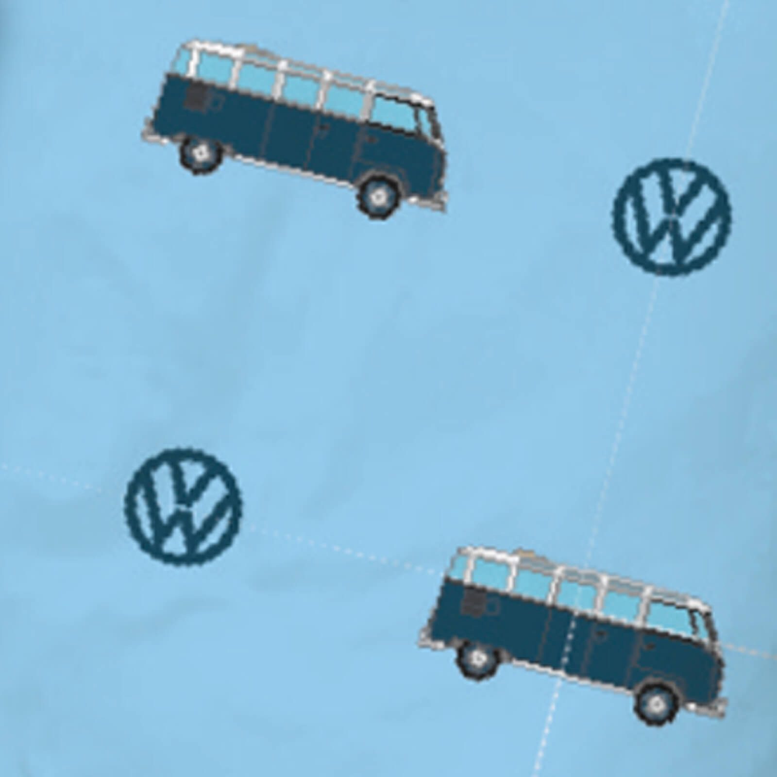 SkyBrands Bettwäsche VW Bulli T1 Panorama, Renforcé, 2 teilig, Berge, Alpen, Oldtimer, Automarke – Bild 5 von 5