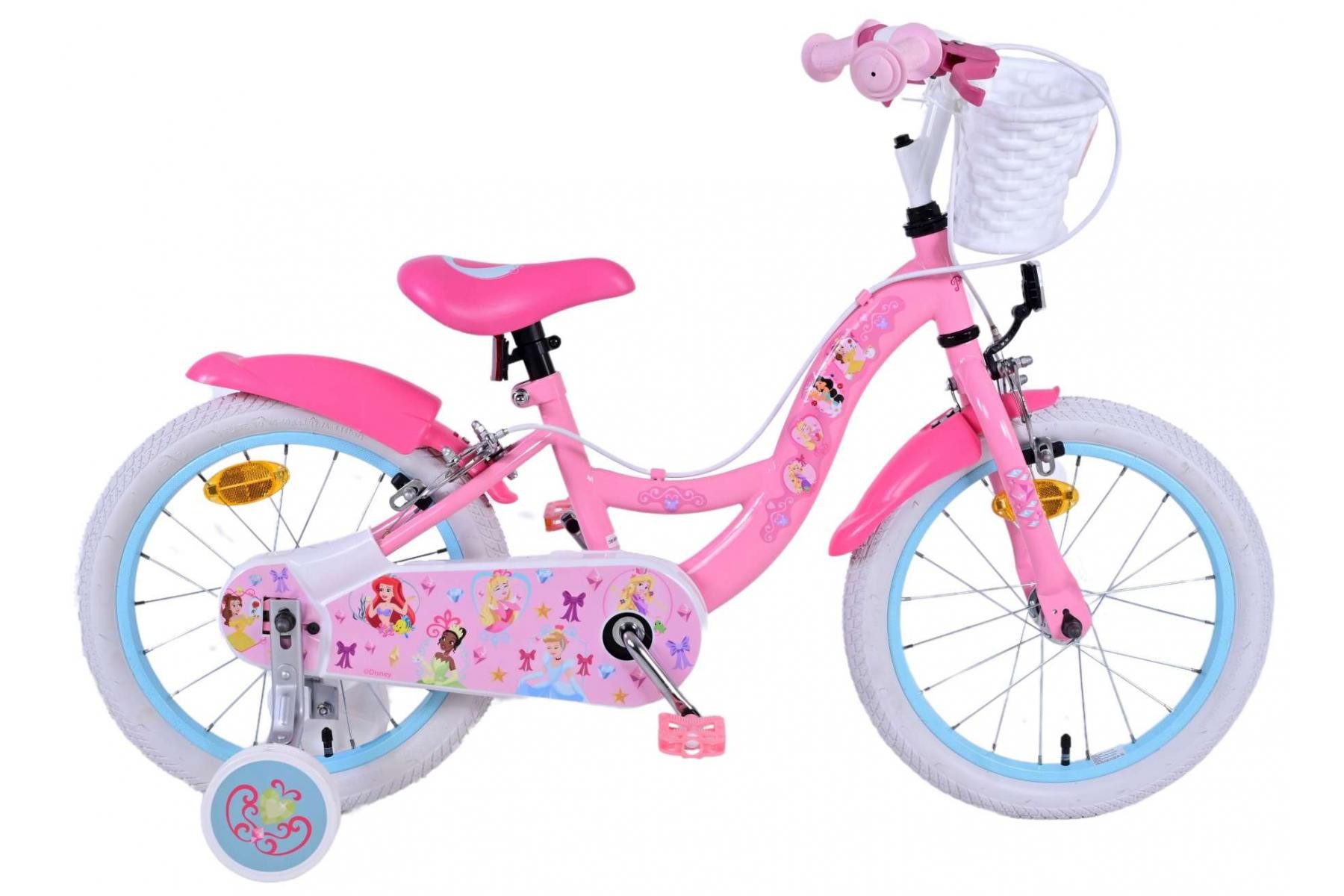 Kinderfahrrad Volare Disney Princess - Mädchen - 16 Zoll – Rosa