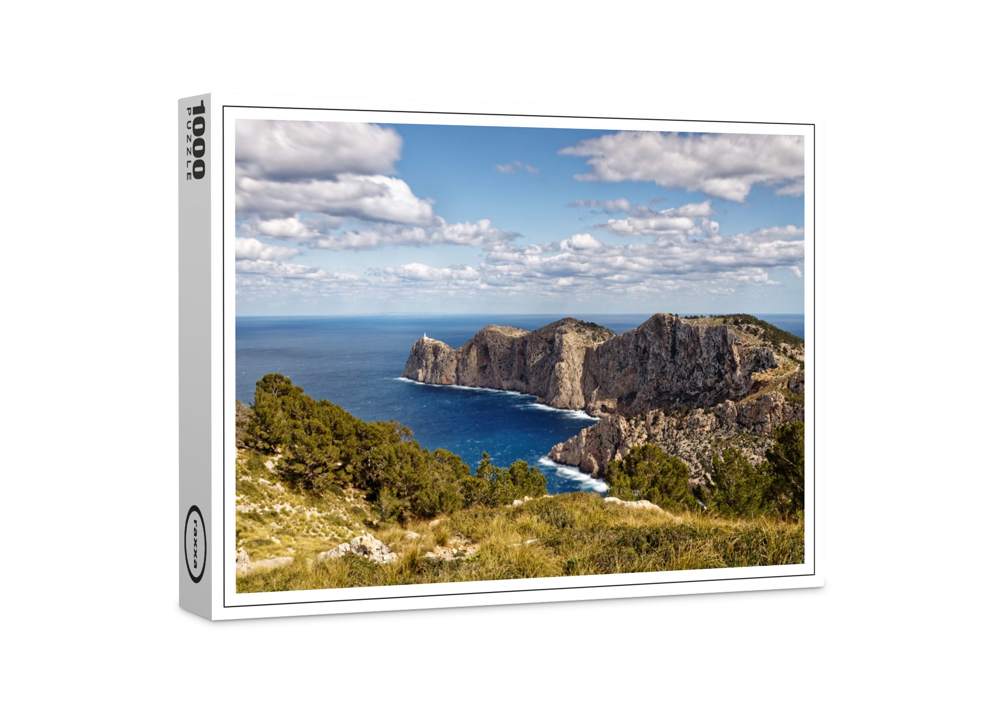 raxxa Puzzle Premium-Puzzle "Mallorca - Blick zum Cap de Formentor", FSC®, 1000 Puzzleteile