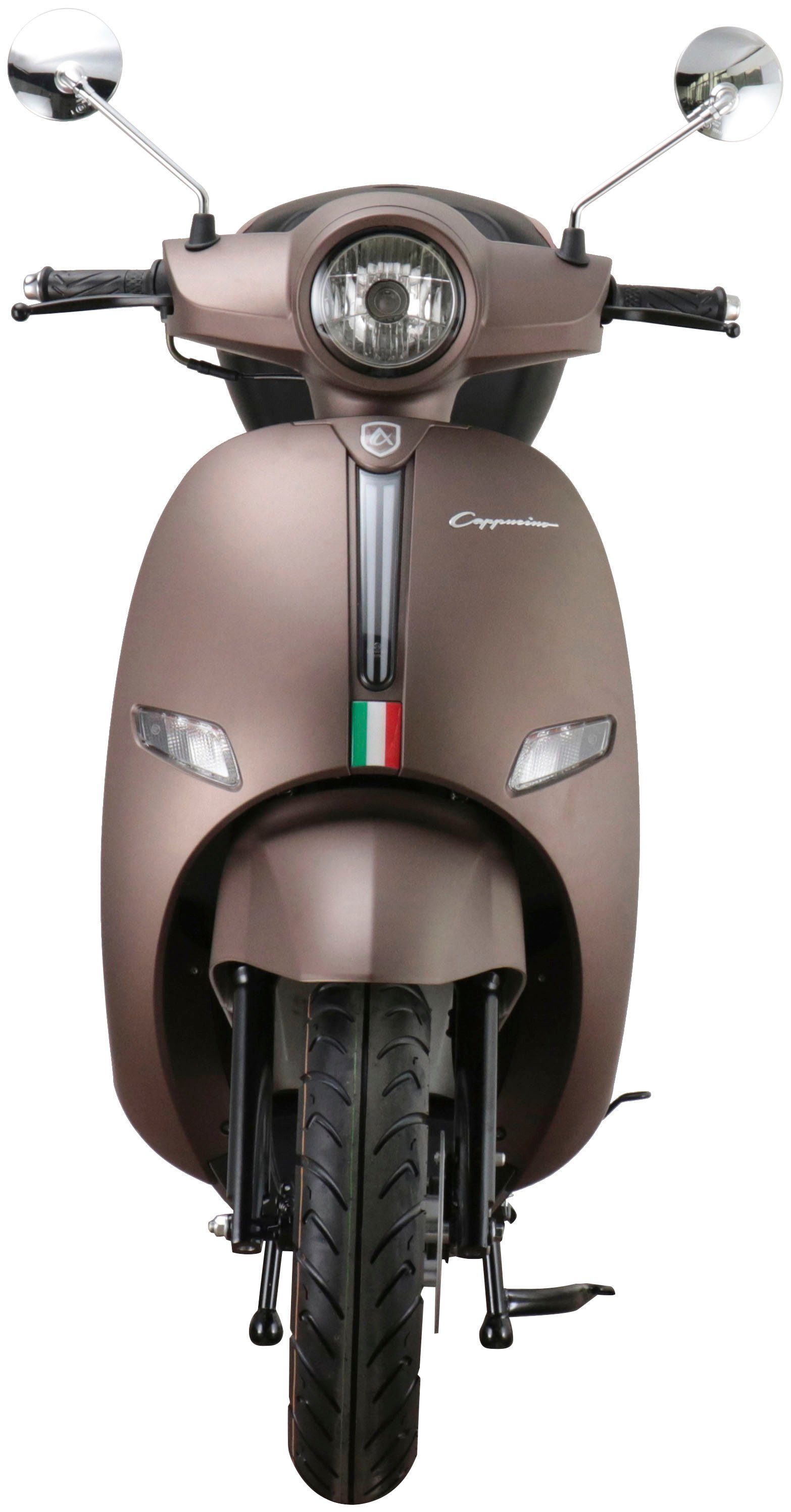 50 Topcase inkl. Cappucino, km/h, Euro 5, Motors Alpha Motorroller 45 ccm,