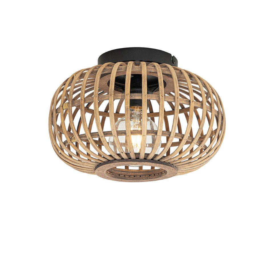 Qazqa Deckenleuchte Amira, ohne Leuchtmittel, E27, Naturel, Orientalisch, B günstig online kaufen