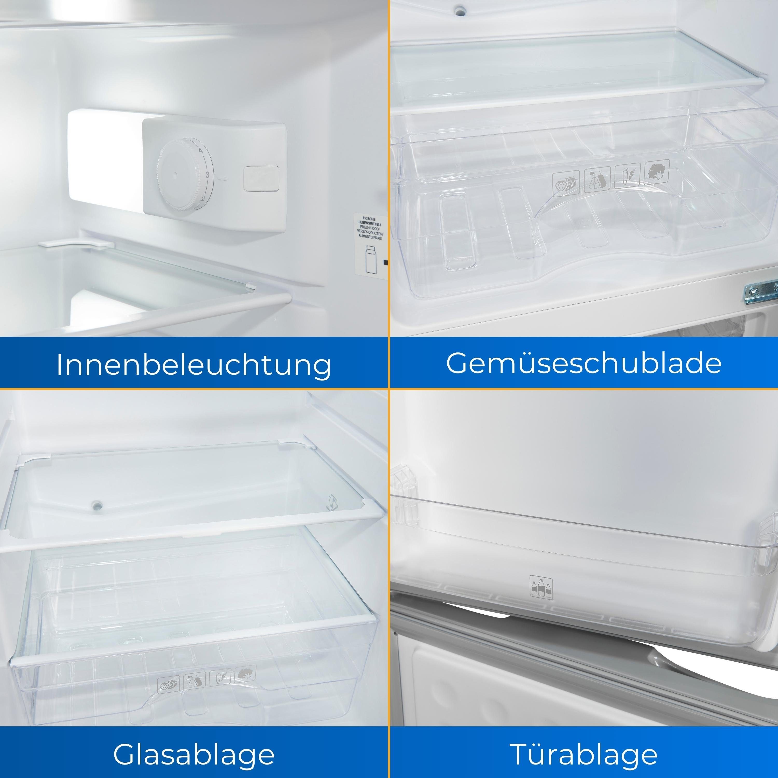 mit Gefrierfach exquisit Weiss die unten KGC145-50-E-040F, ganze Familie für Kühl-/Gefrierkombination praktischer Kühlschrank