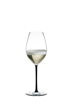 RIEDEL THE WINE GLASS COMPANY Champagnerglas Riedel Fatto a Mano Champagner Weinglas Schwarz, Glas